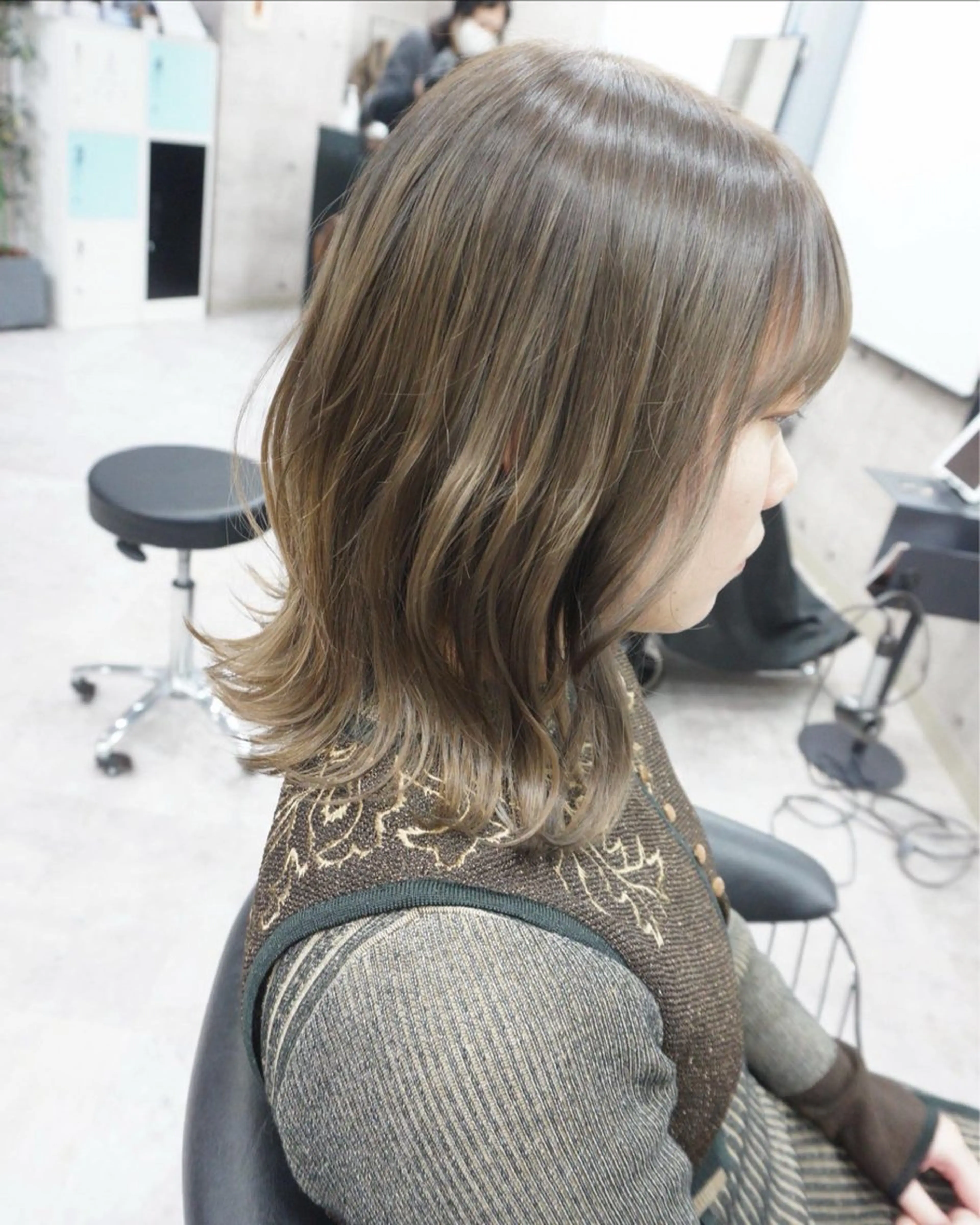ミディアム hair teria ryu 大塚のヘアスタイル