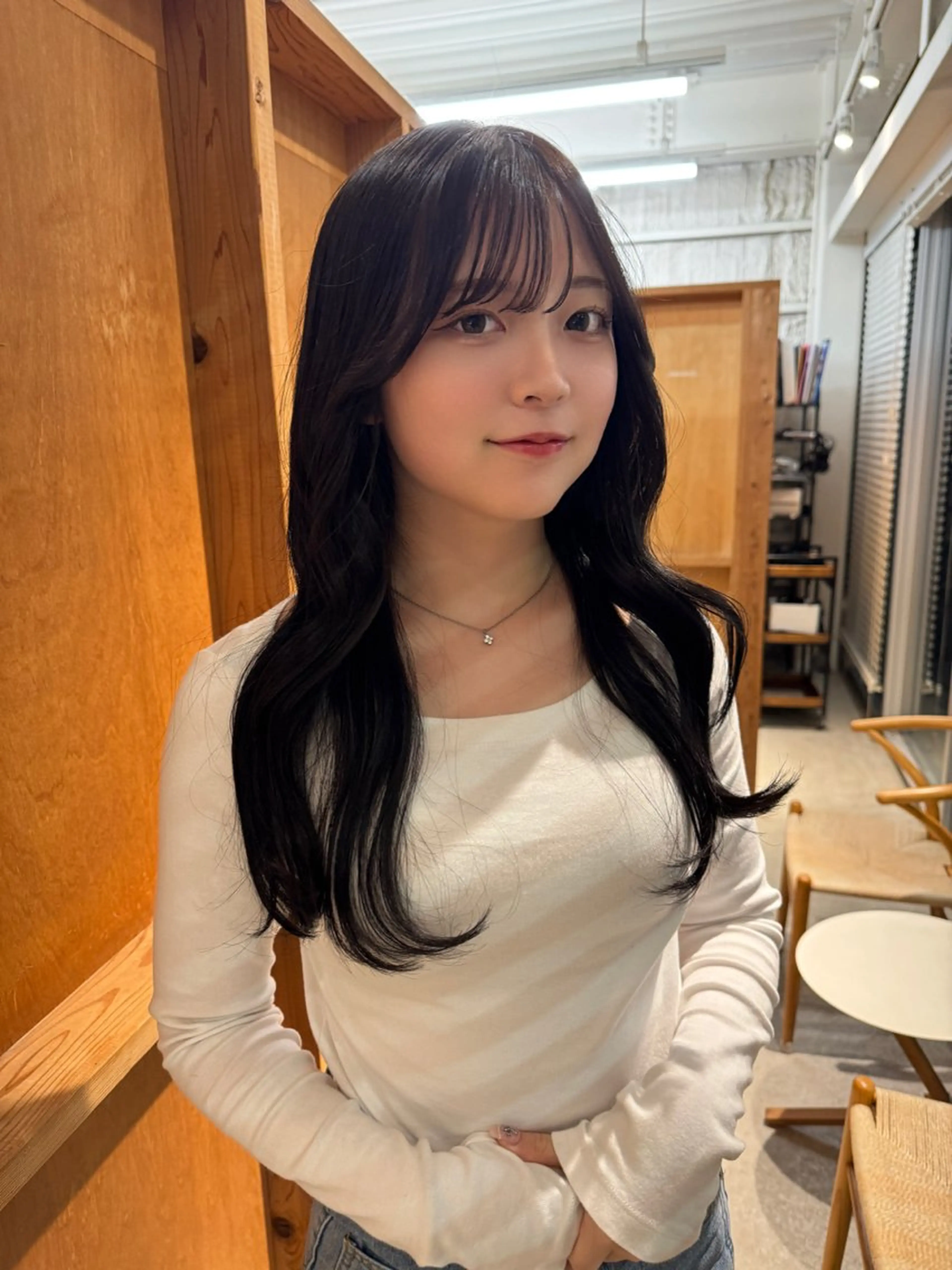 ロング カラー 透明感カラー funnu୨୧ えりんのヘアスタイル