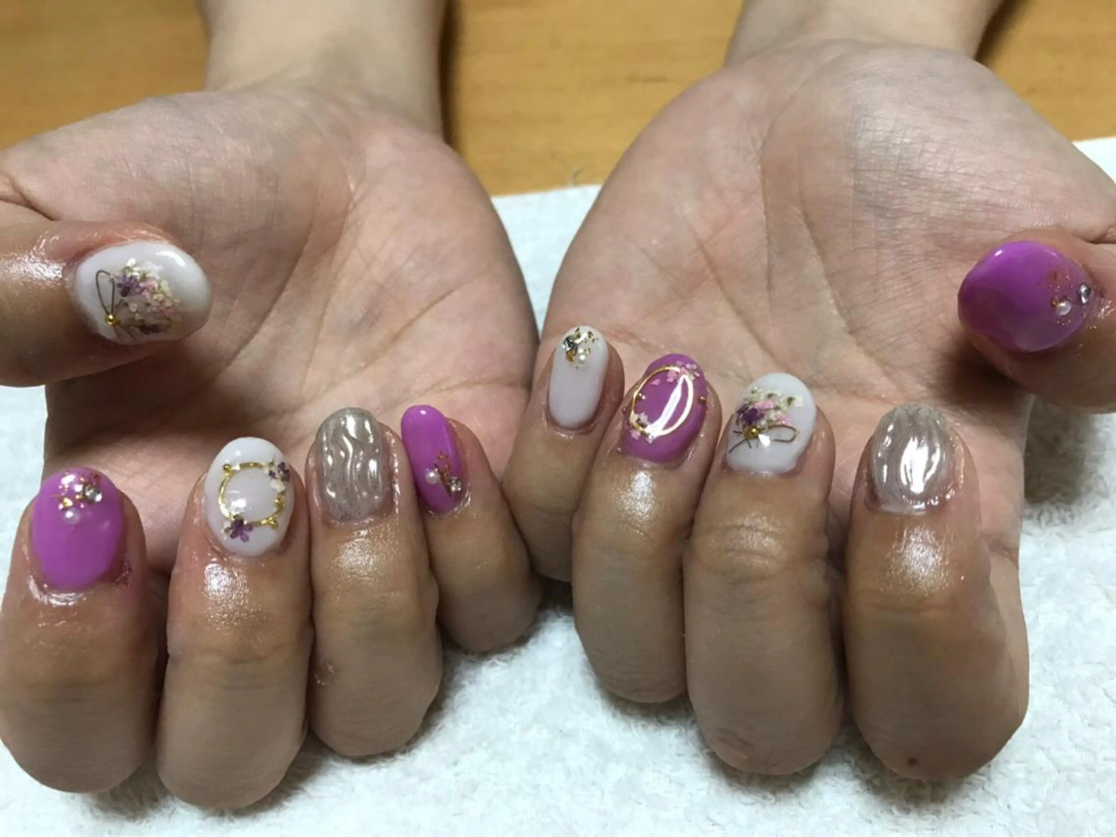 ネイル ハンドネイル private_ salon.Leaのネイルデザイン