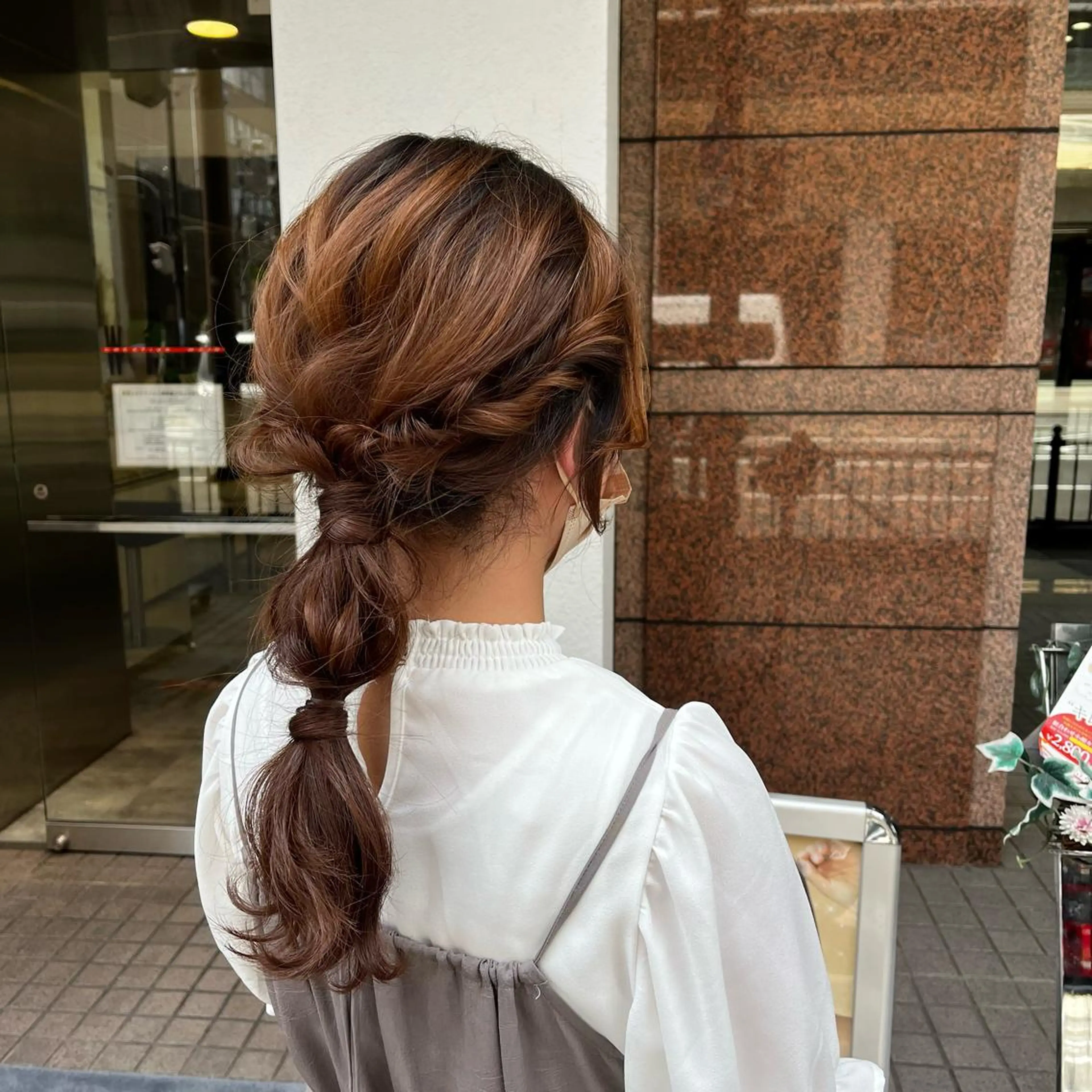 ロング ヘアアレンジ 心斎橋/ヘアセット MASAKIのヘアスタイル