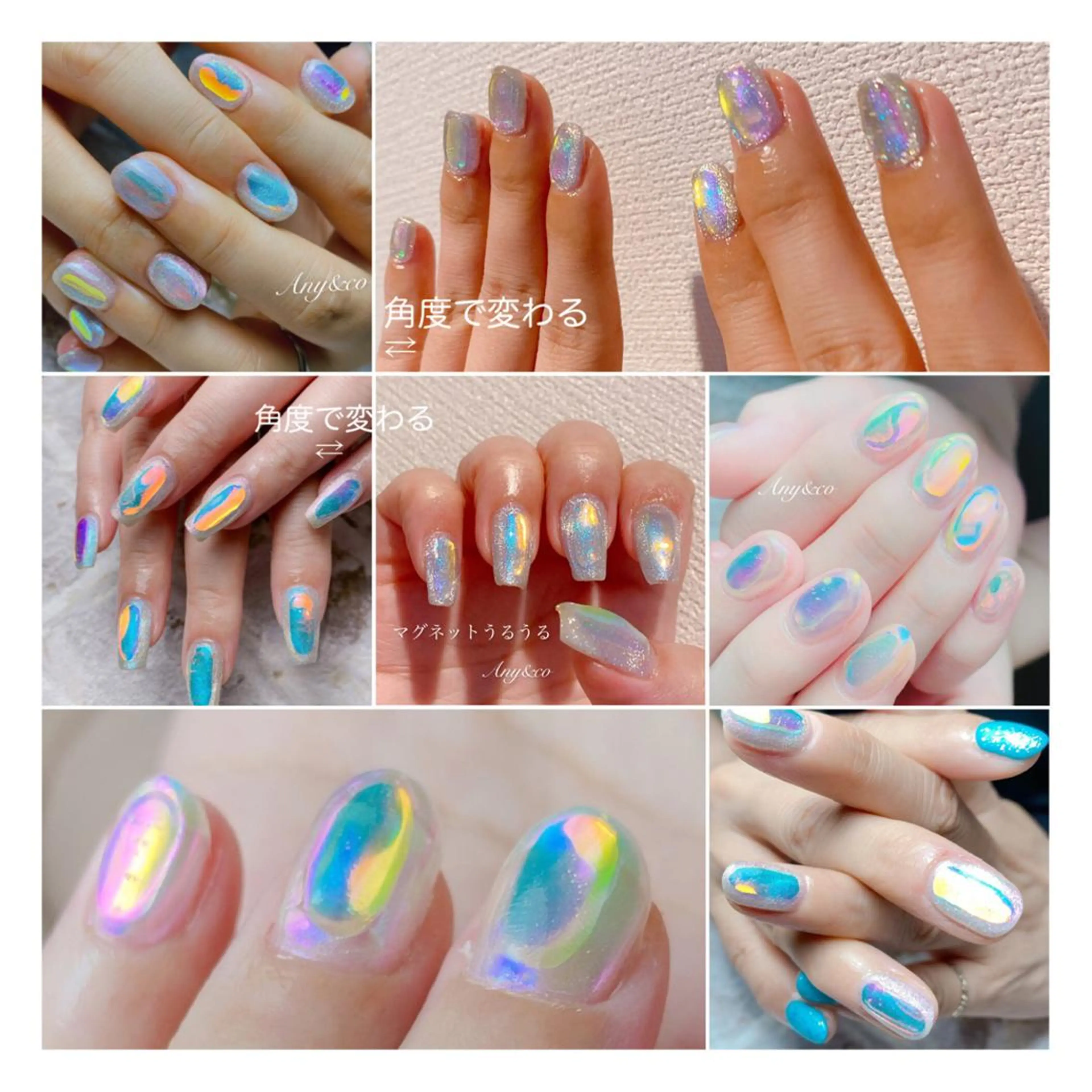 ネイル 氷ネイル・うるうるネイル Any&co 【エニコ】のマツエク・マツパデザイン