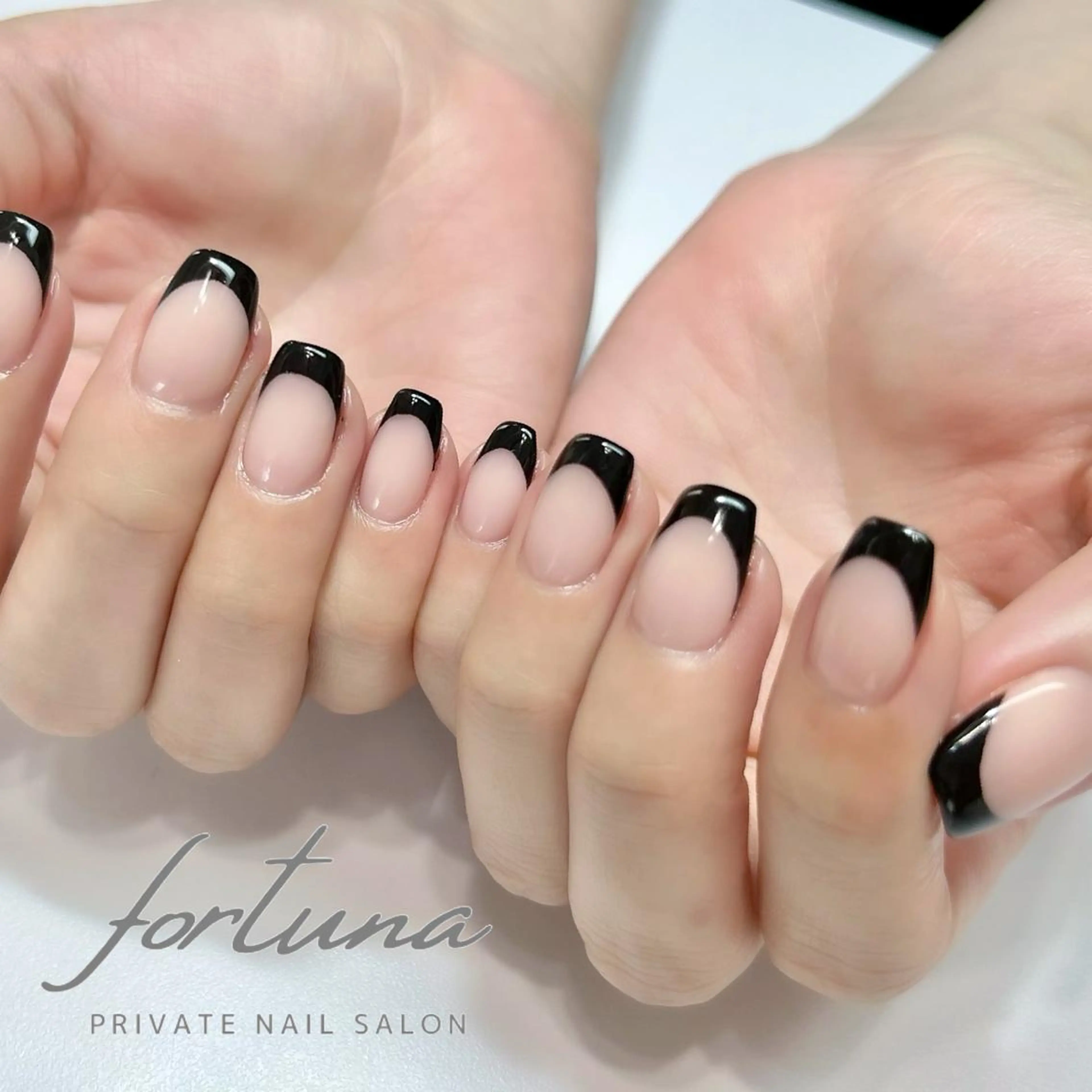 ネイル フレンチネイル ハンドネイル fortuna 武藤裕美のネイルデザイン