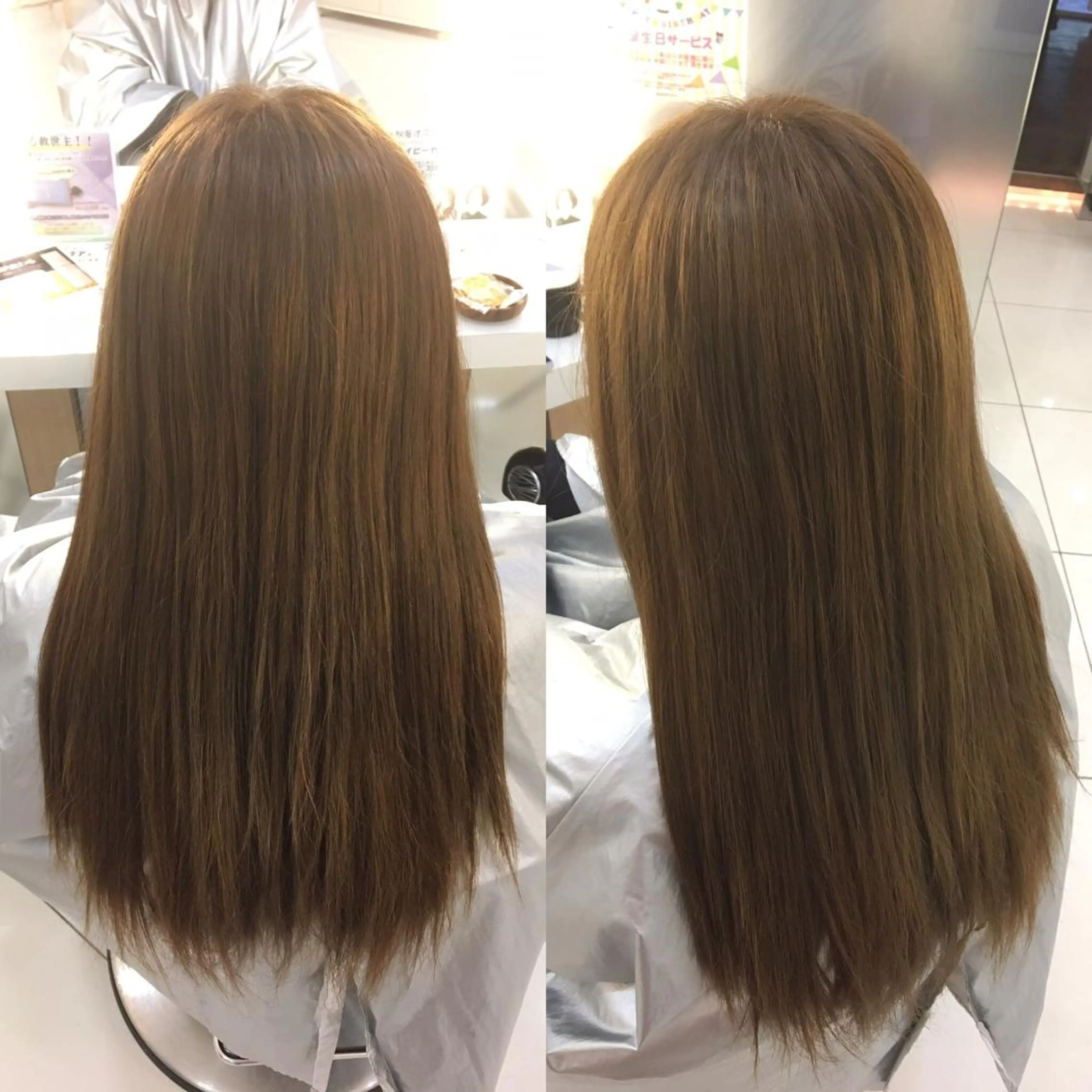 ロング カラー ブラウンカラー 広がり、まとまらない お悩み改善/ 中田のヘアスタイル