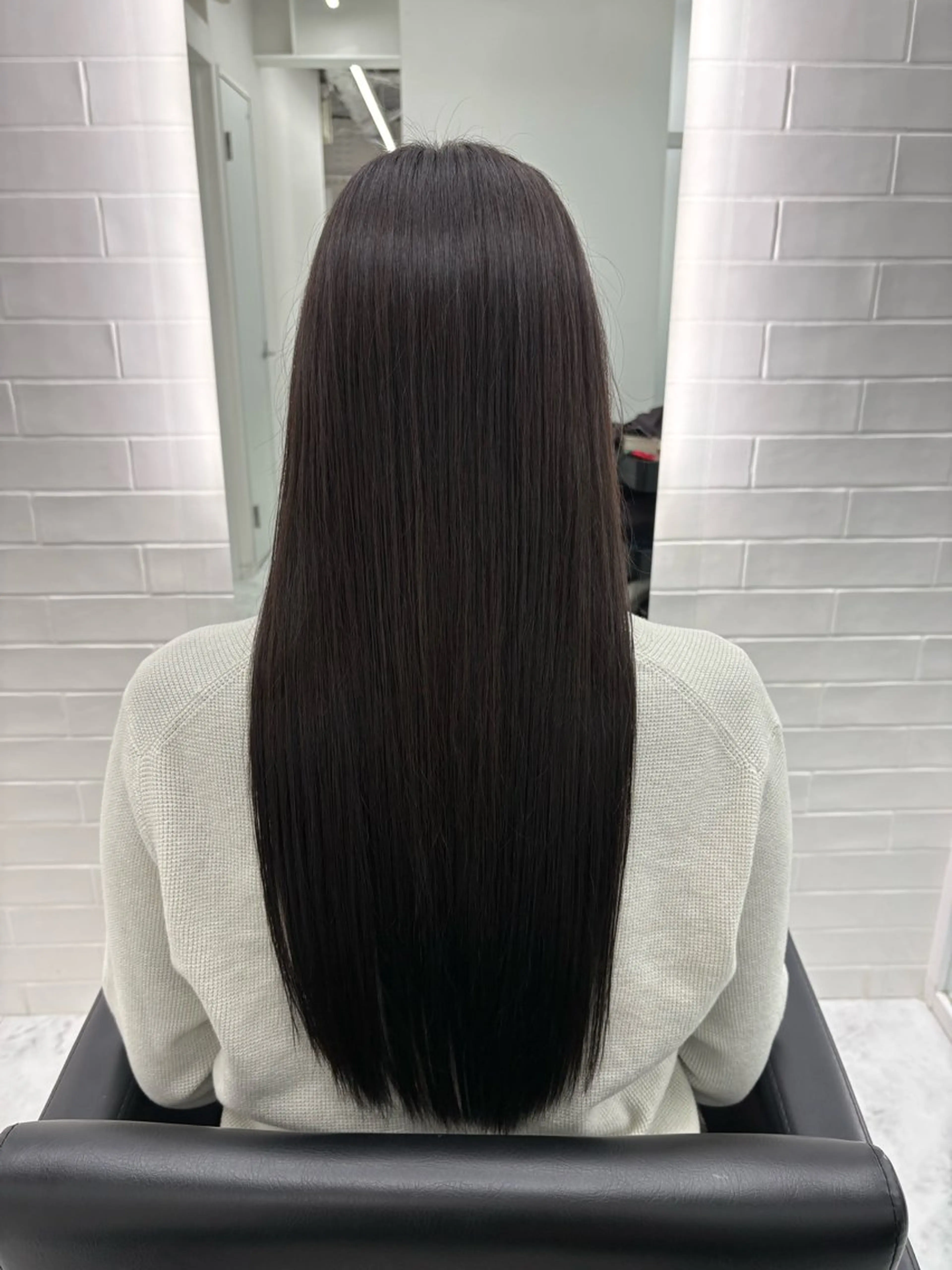 ロング カット ヘアカラー トリートメント 髪質改善サロン🫧 セキチサトのヘアスタイル