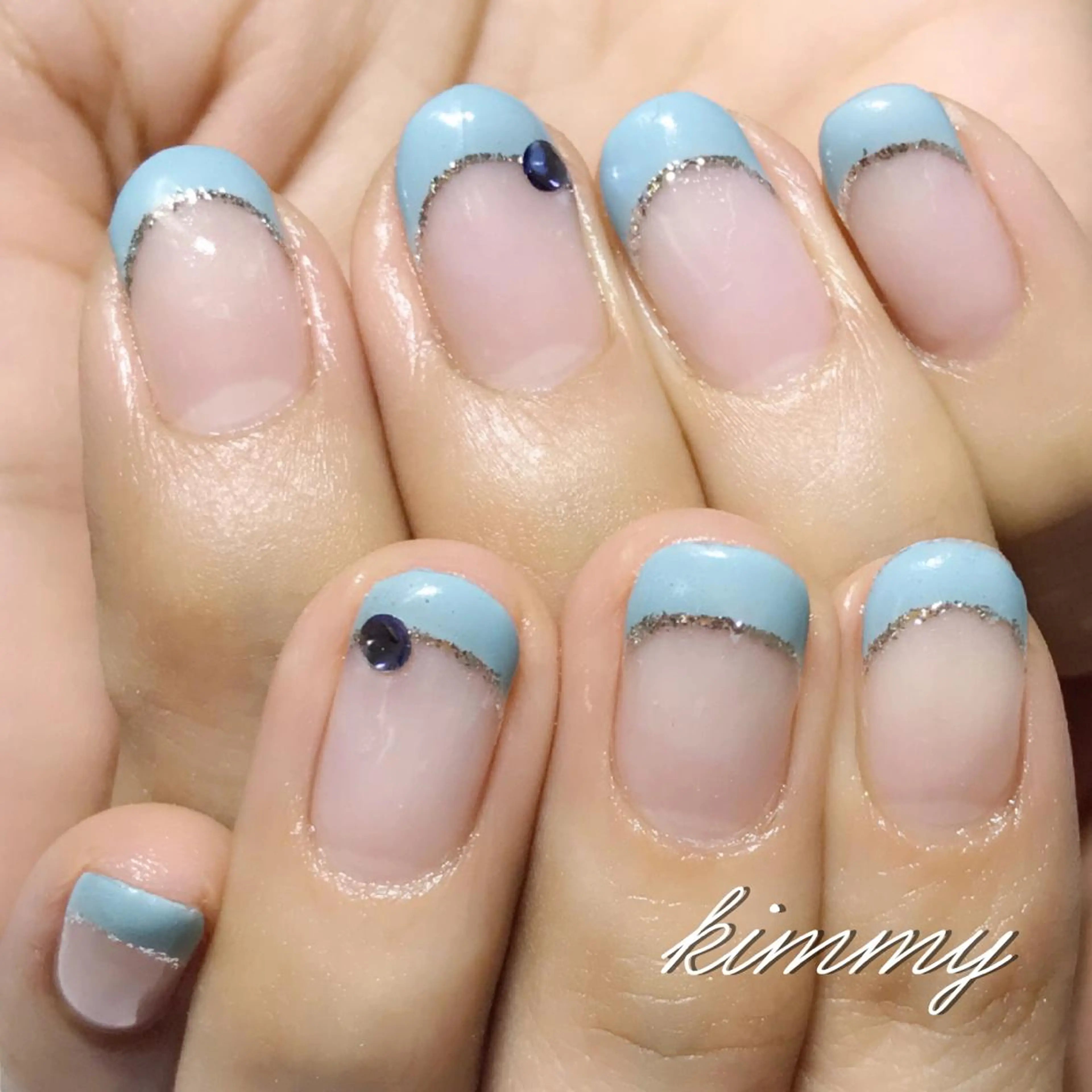 ネイル アートネイル ストーンネイル ハンドネイル kimmy nailsのネイルデザイン