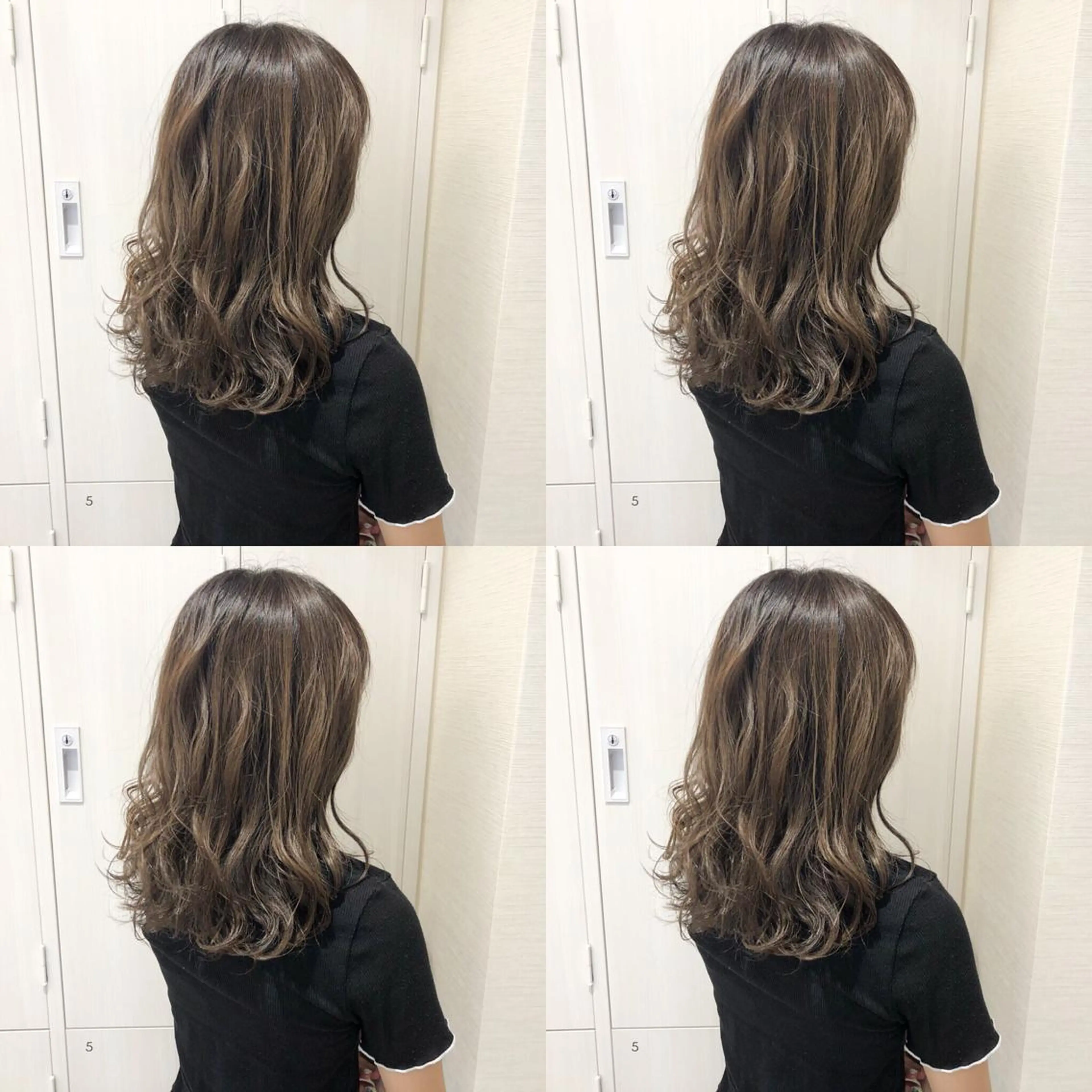 カラー アディクシーカラー アッシュ バレイヤージュ 透明感カラー グラデーションカラー 三鷹で1番ショート ボブをカットする新谷のヘアスタイル