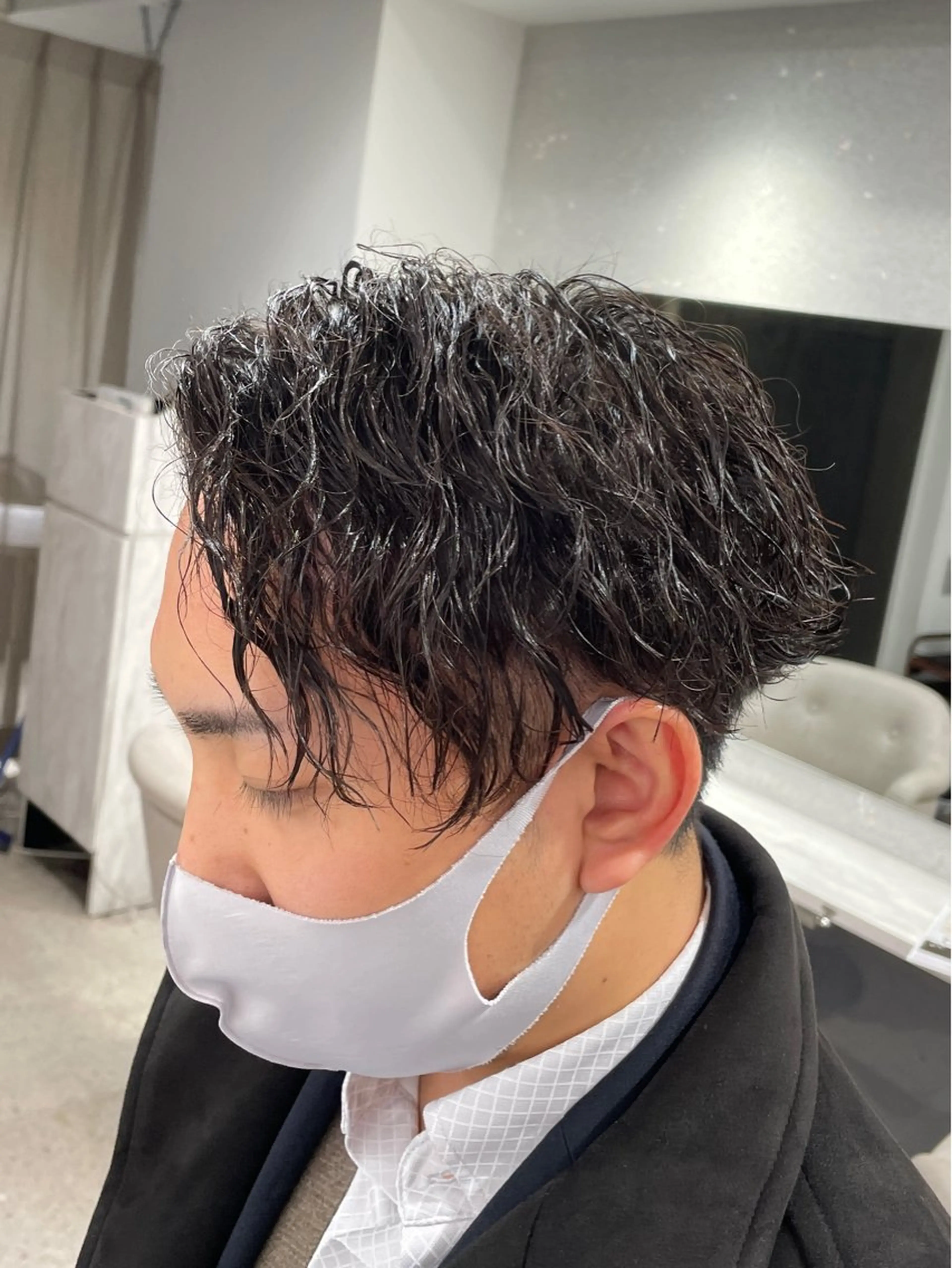 パーマ メンズ メンズスタイリスト✨ 助川龍哉のヘアスタイル