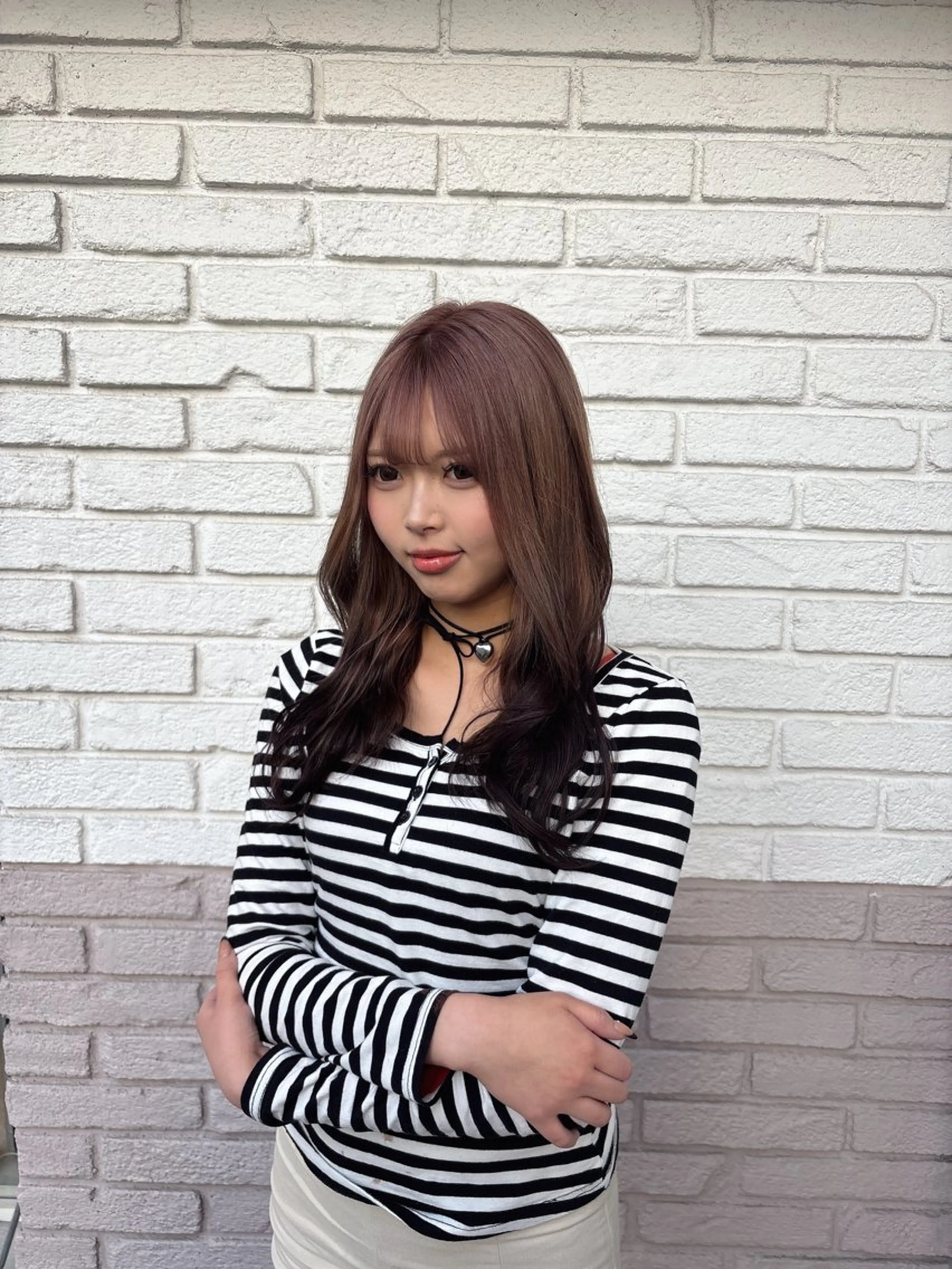 ロング カラー 門田 夏鈴のヘアスタイル