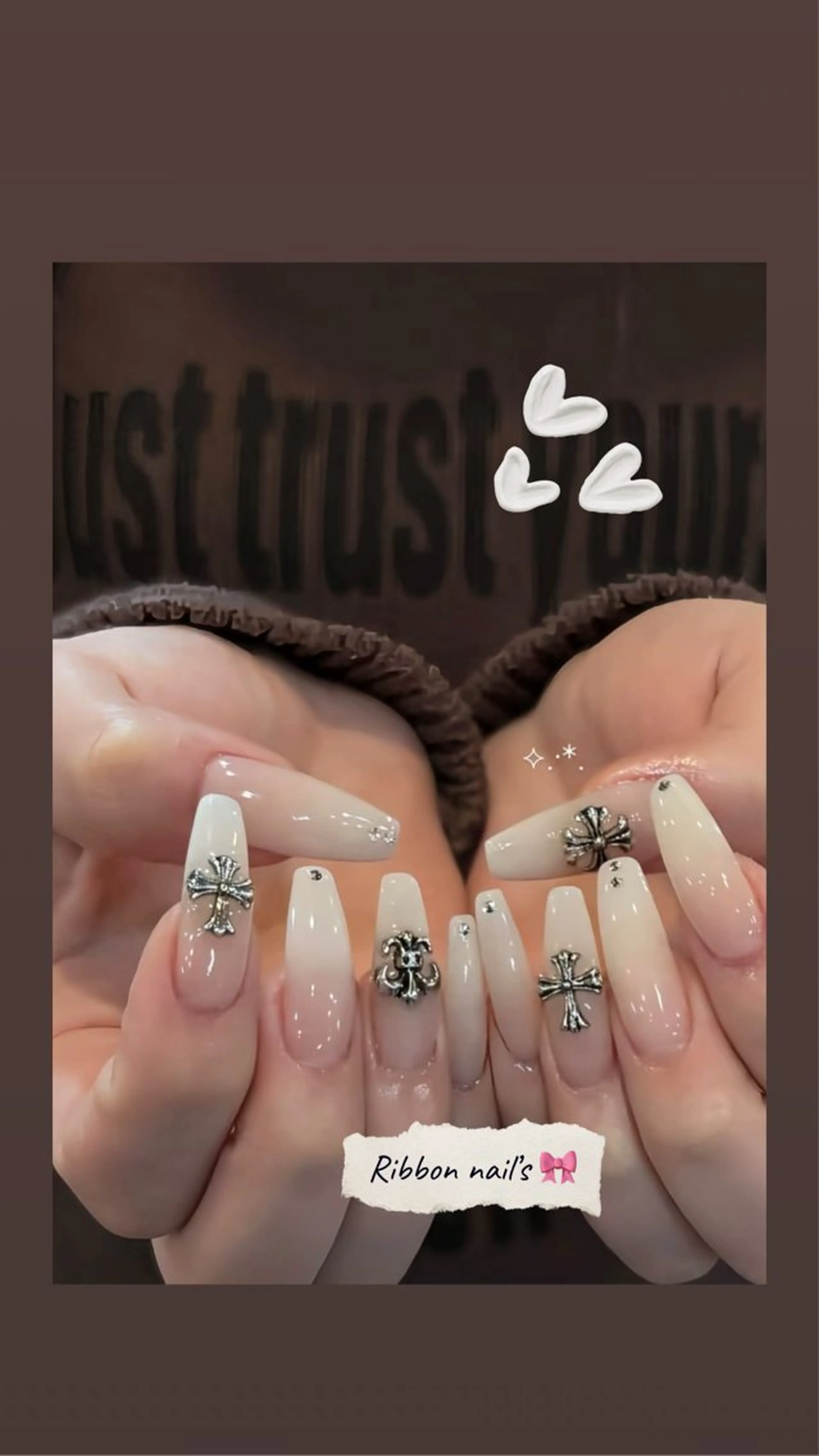 ネイル フレンチネイル ジェルネイル マグネットネイル 持ち込み ニュアンスネイル NiJi Nailsのネイルデザイン