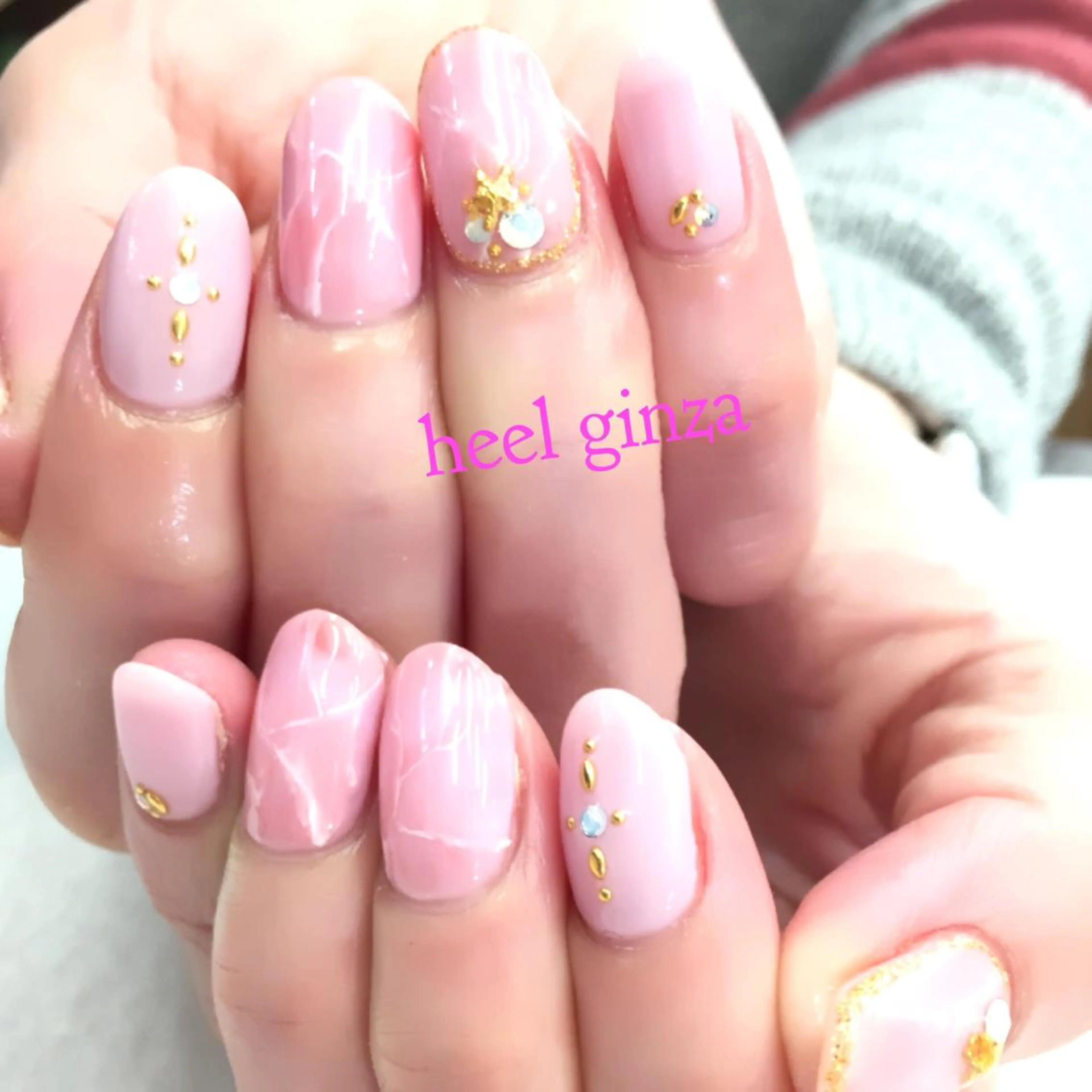 ネイル 大理石ネイル(マーブル) miel nailのネイルデザイン