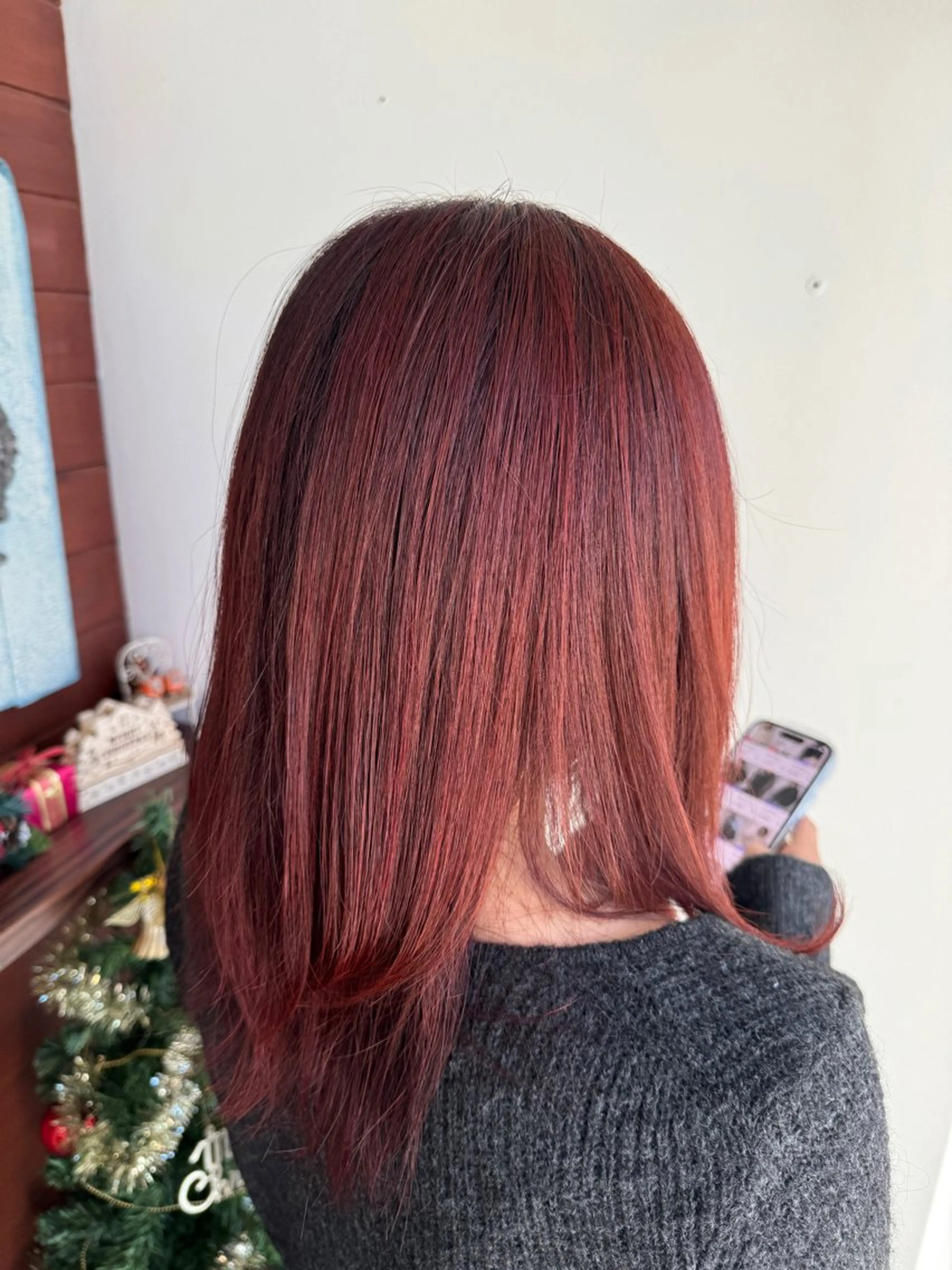 ミディアム カラー ヘアカラー 大塚 しおりのヘアスタイル