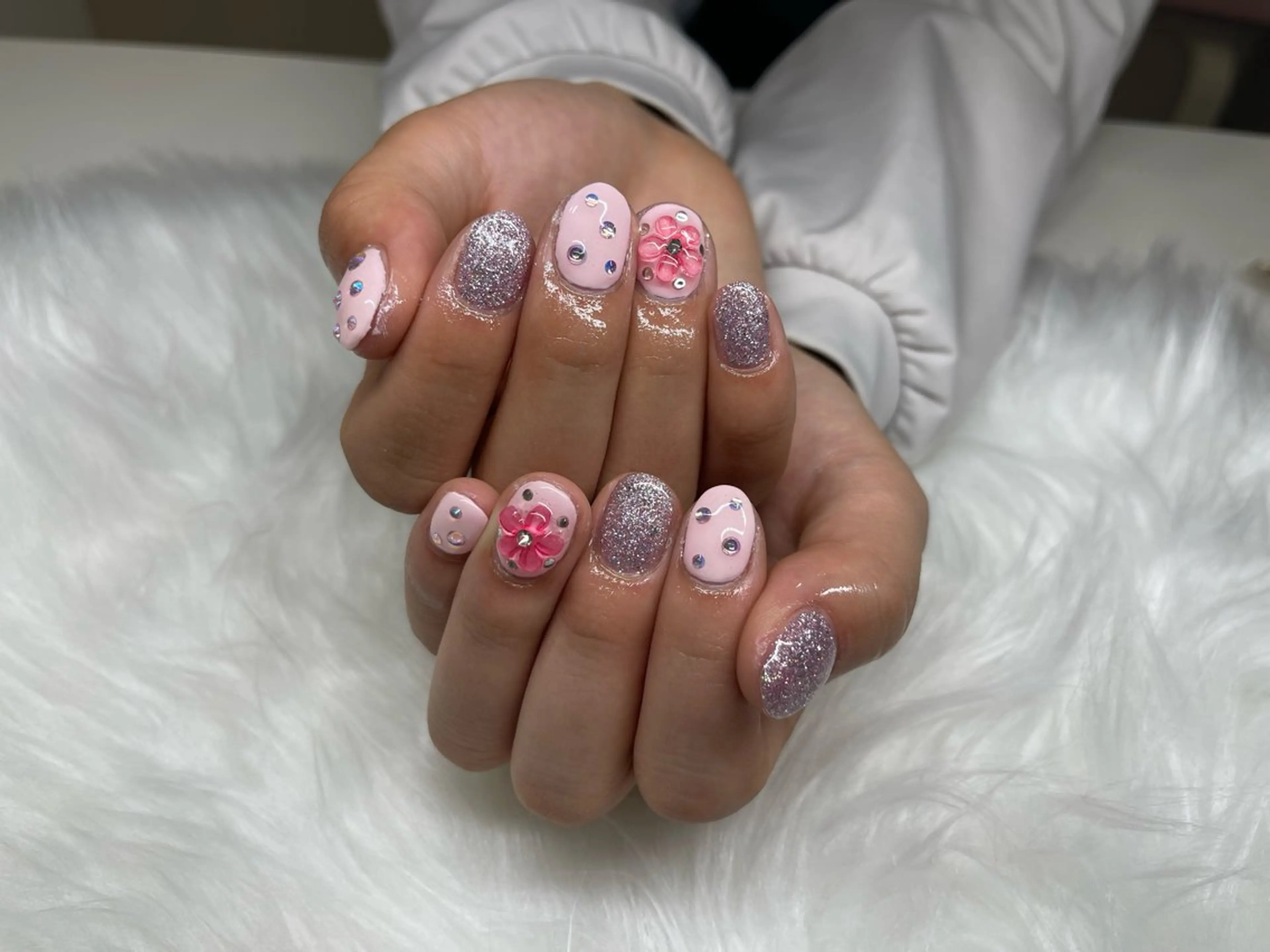 ネイル 春ネイル ハンドネイル 舞 ねいるのネイルデザイン