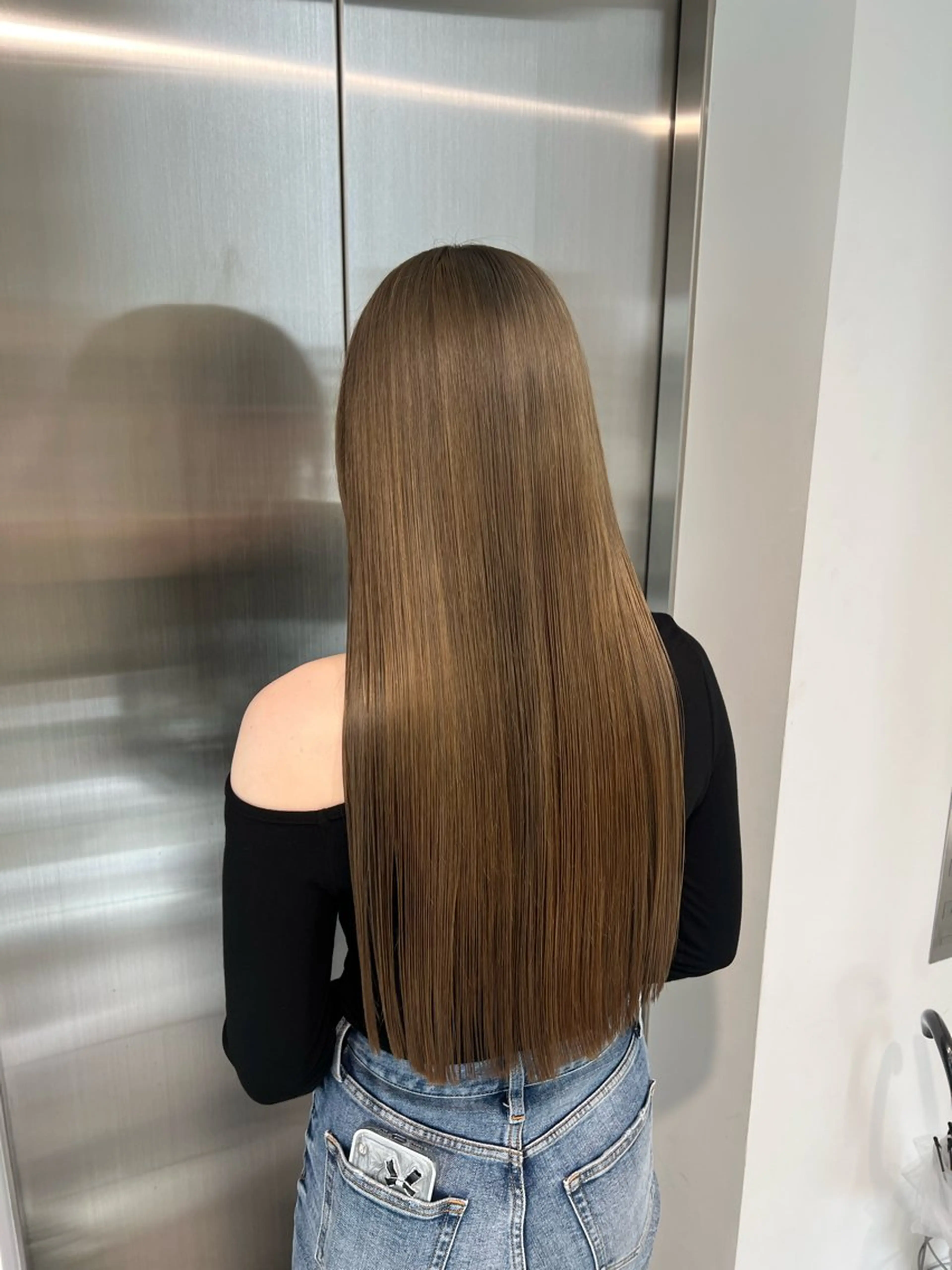 ロング カラー カット ヘアカラー トリートメント 赤みゼロ/透明感 カラー🌿KANTAのヘアスタイル