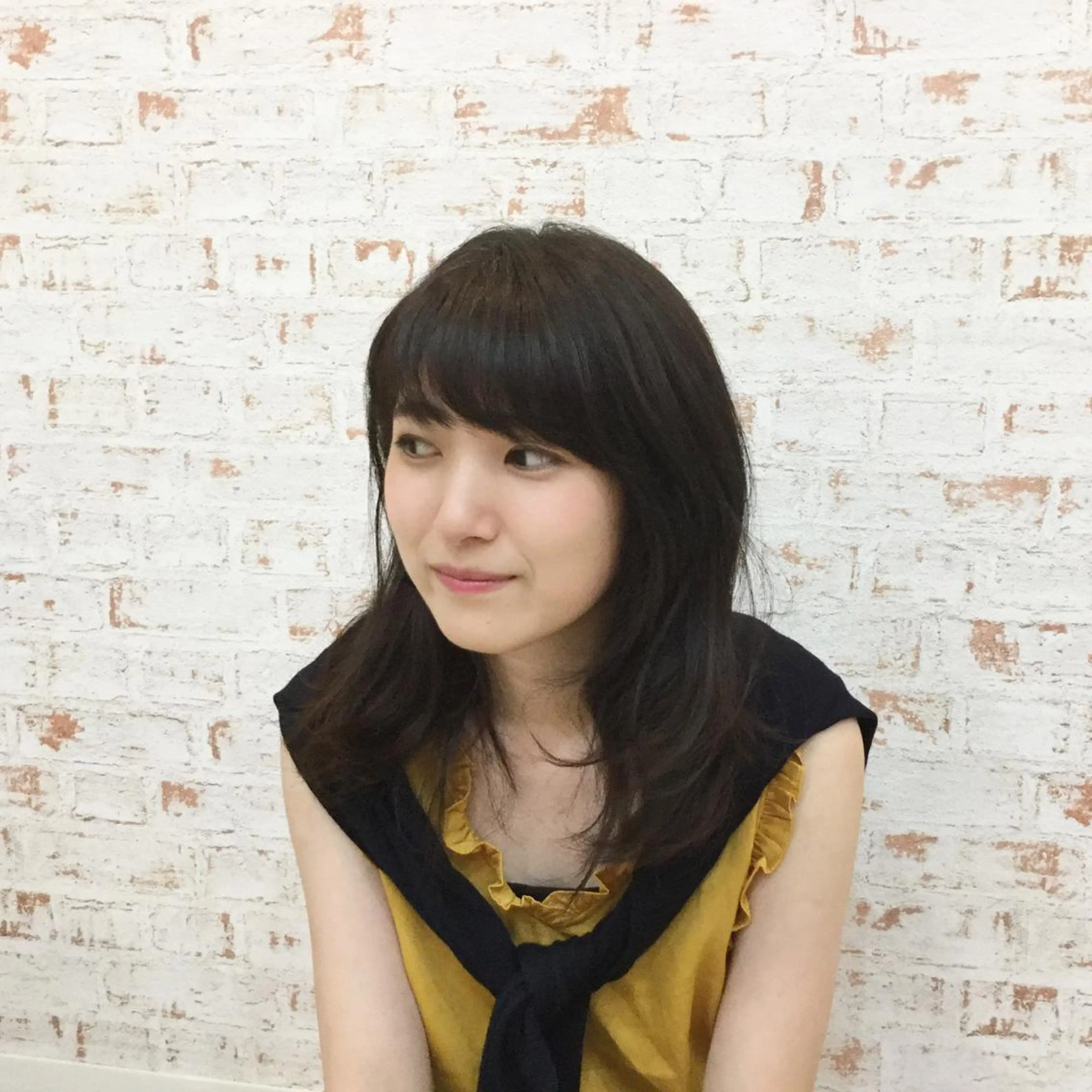 セミロング カラー ヘアアレンジ KAIzen. tomoのヘアスタイル