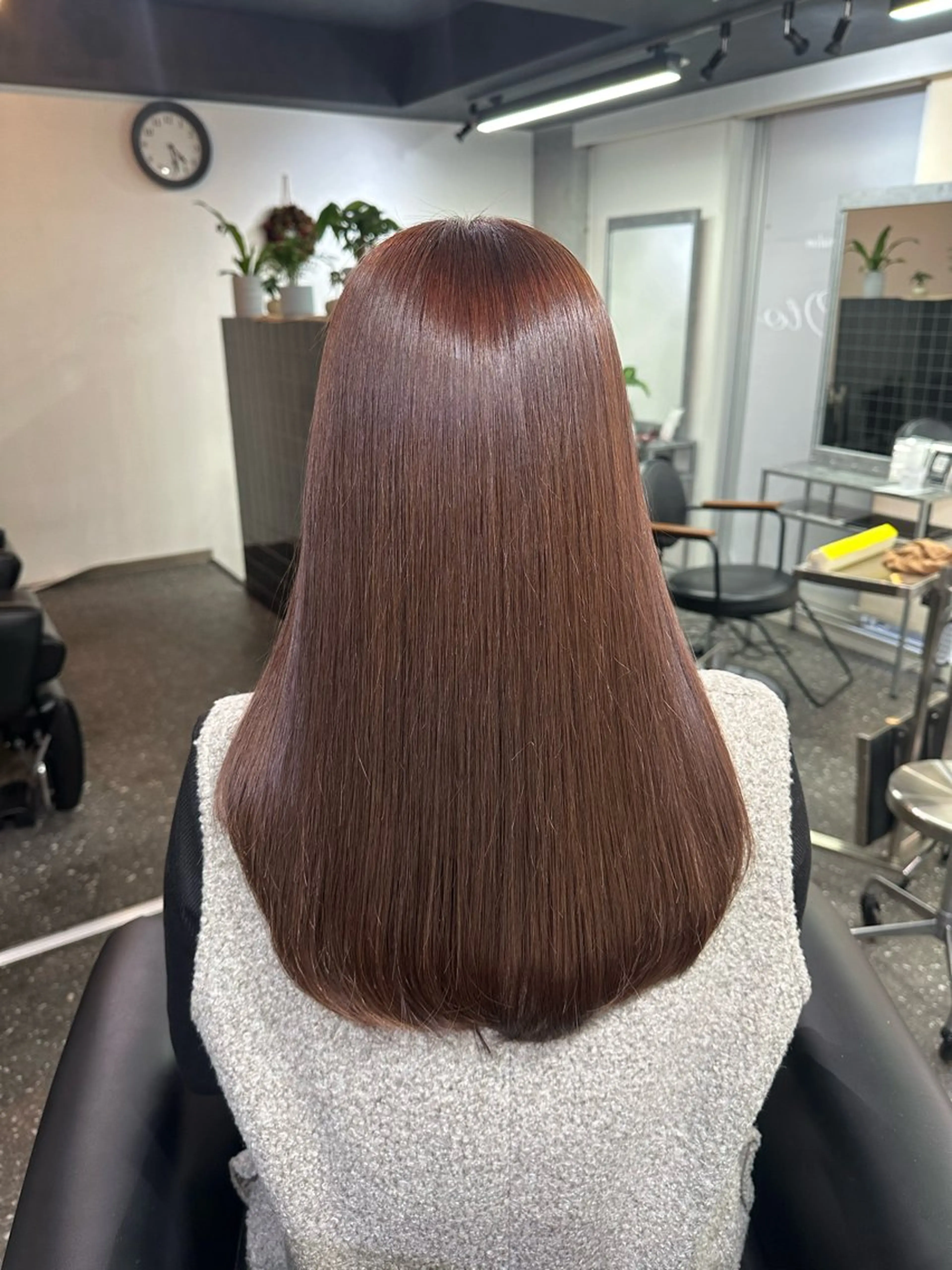 ロング カラー パーマ カット ヘアカラー 縮毛矯正 トリートメント 髪質改善⭐️縮毛矯正 中野⭐️Rinaのヘアスタイル