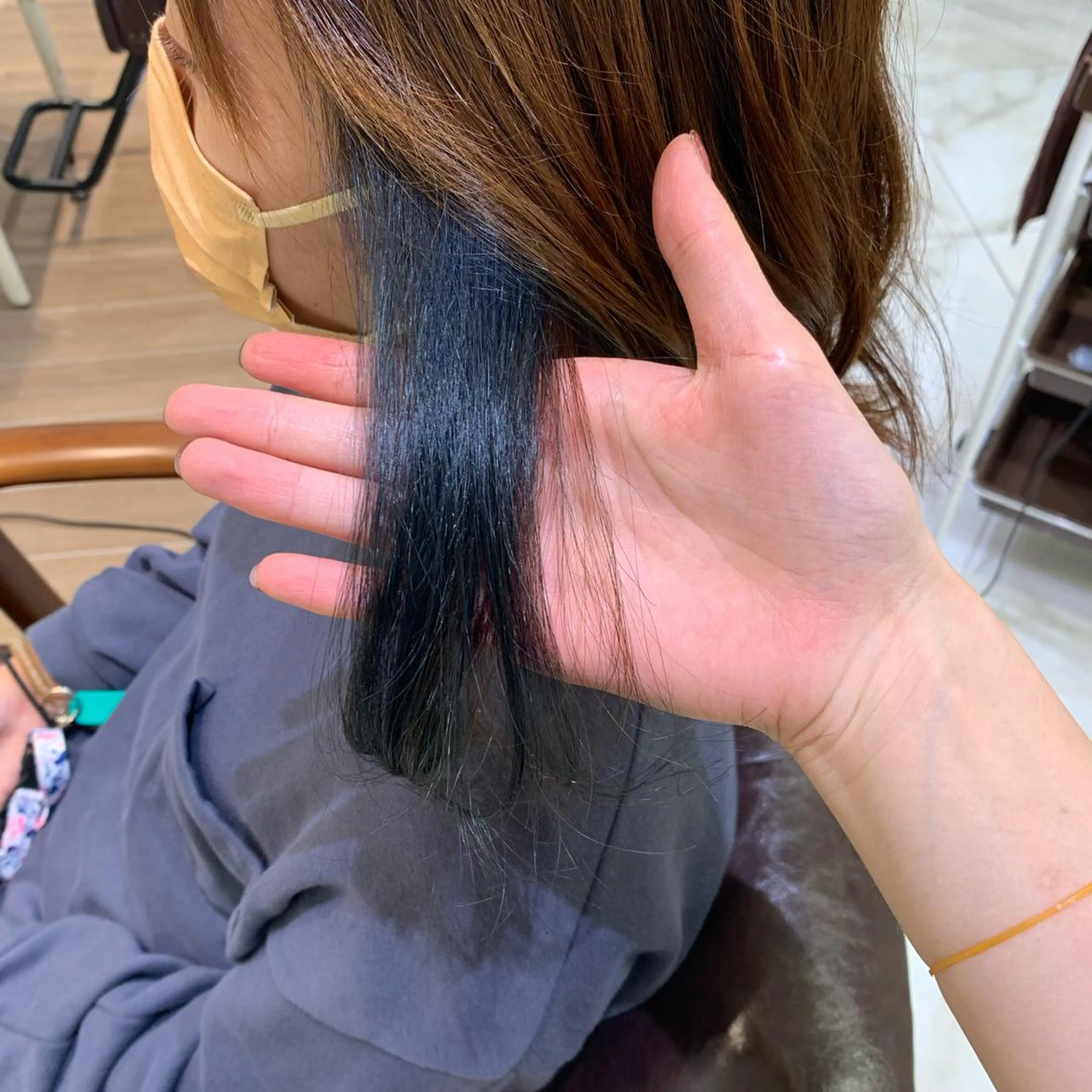 ミディアム 白髪染め /増田桃子のヘアスタイル