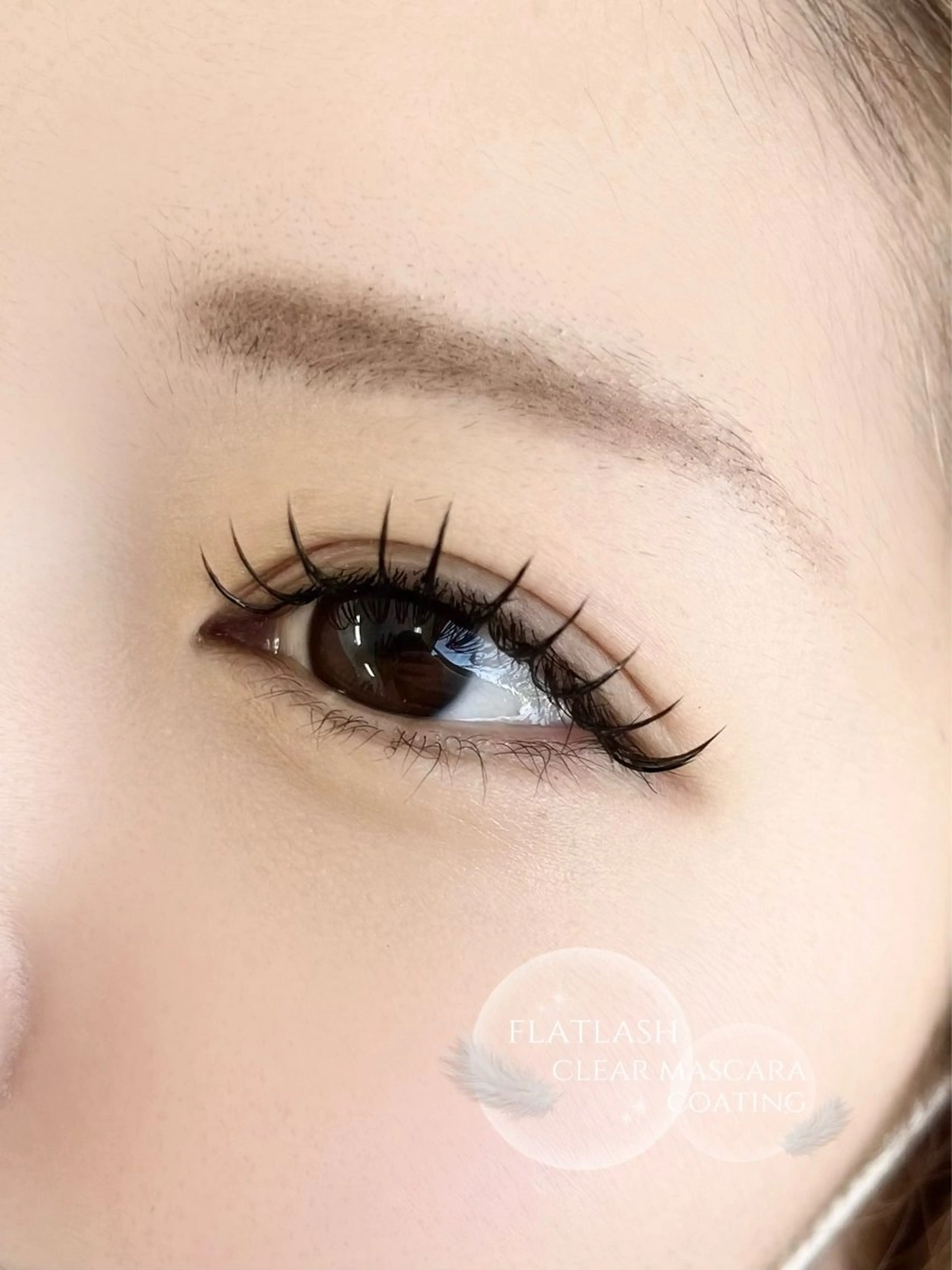 マツエク・マツパ フラットラッシュ 佐藤 実優のマツエク・マツパデザイン