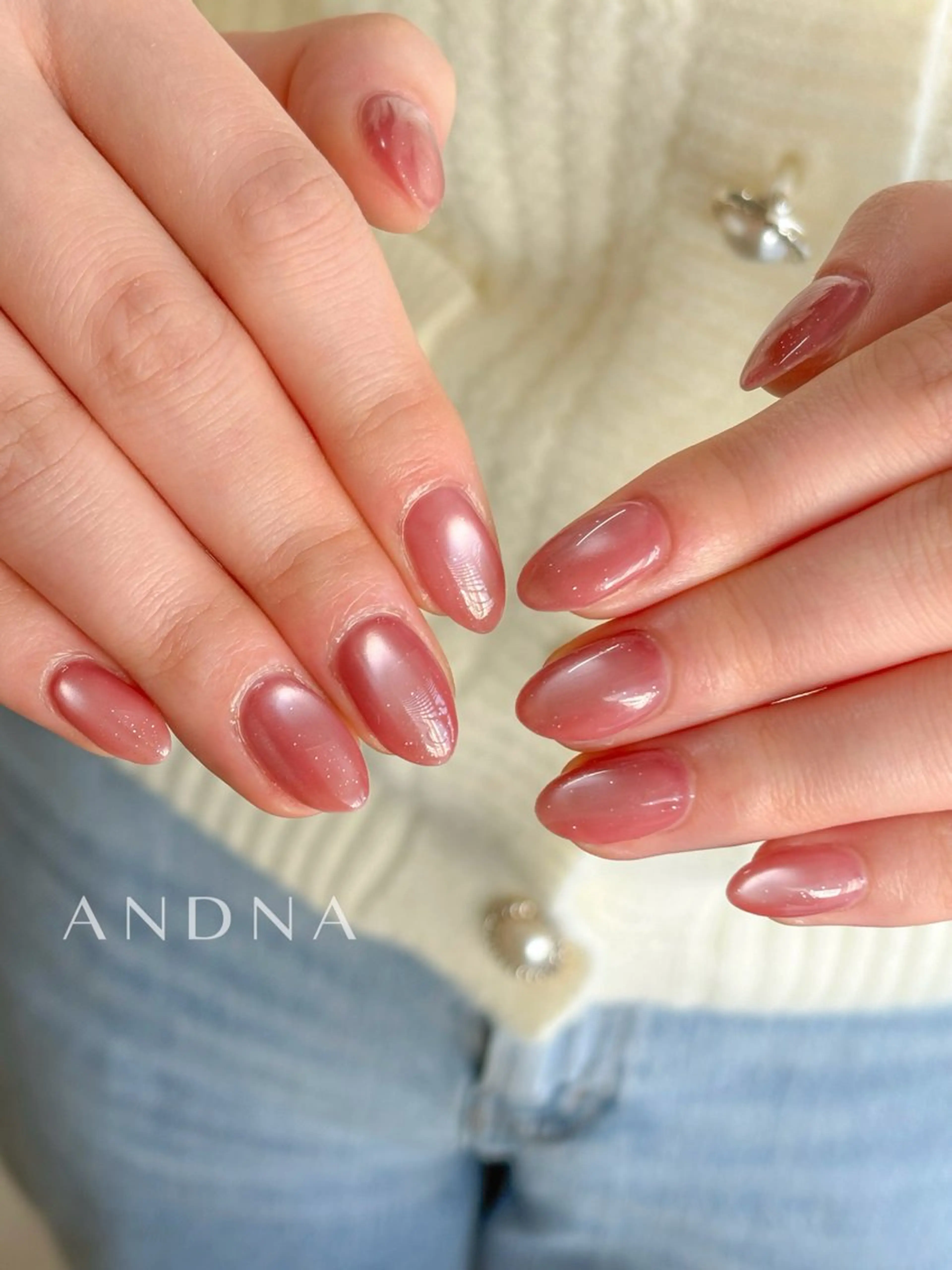 ネイル マグネットネイル ハンドネイル Kinuko / ANDNAのネイルデザイン