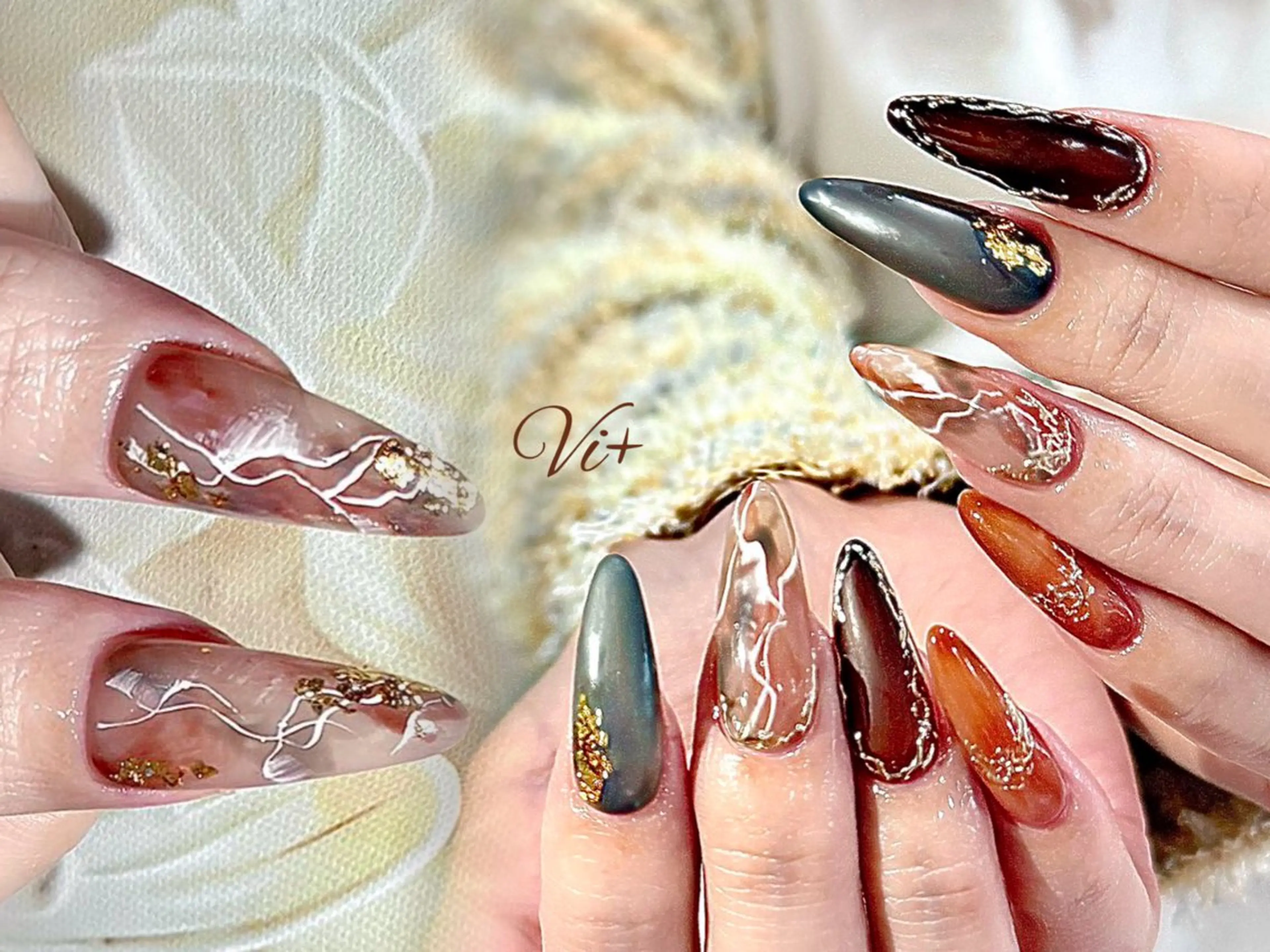 ネイル ハンドネイル ✨Nailsalon Vi+✨のネイルデザイン