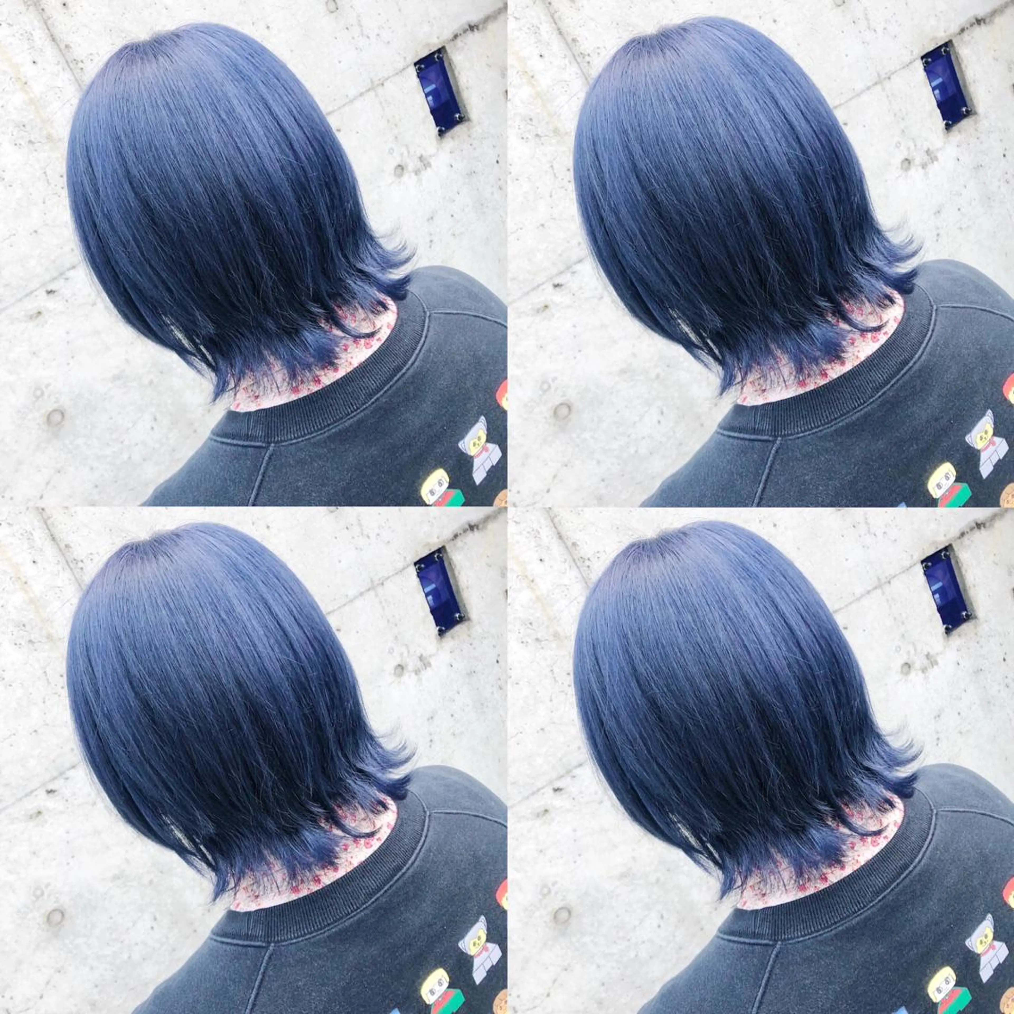 ショート カラー ヘアアレンジ メンズ キッズ ヘアカラー トリートメント ヘアセット 💟Chloe原宿店 🩶ハイトーンのヘアスタイル