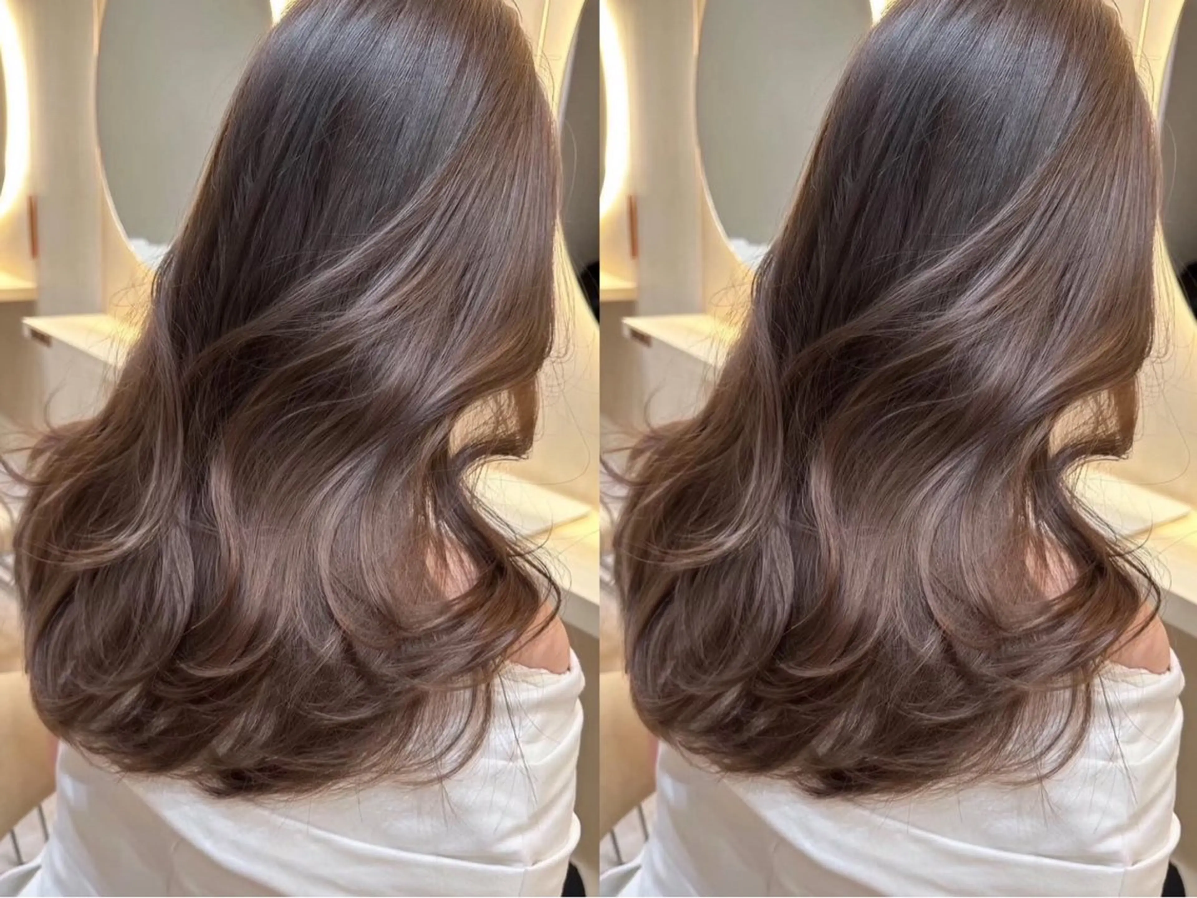 ロング ヘアカラー トリートメント カラーモデル募集三浦 愛哉のヘアスタイル