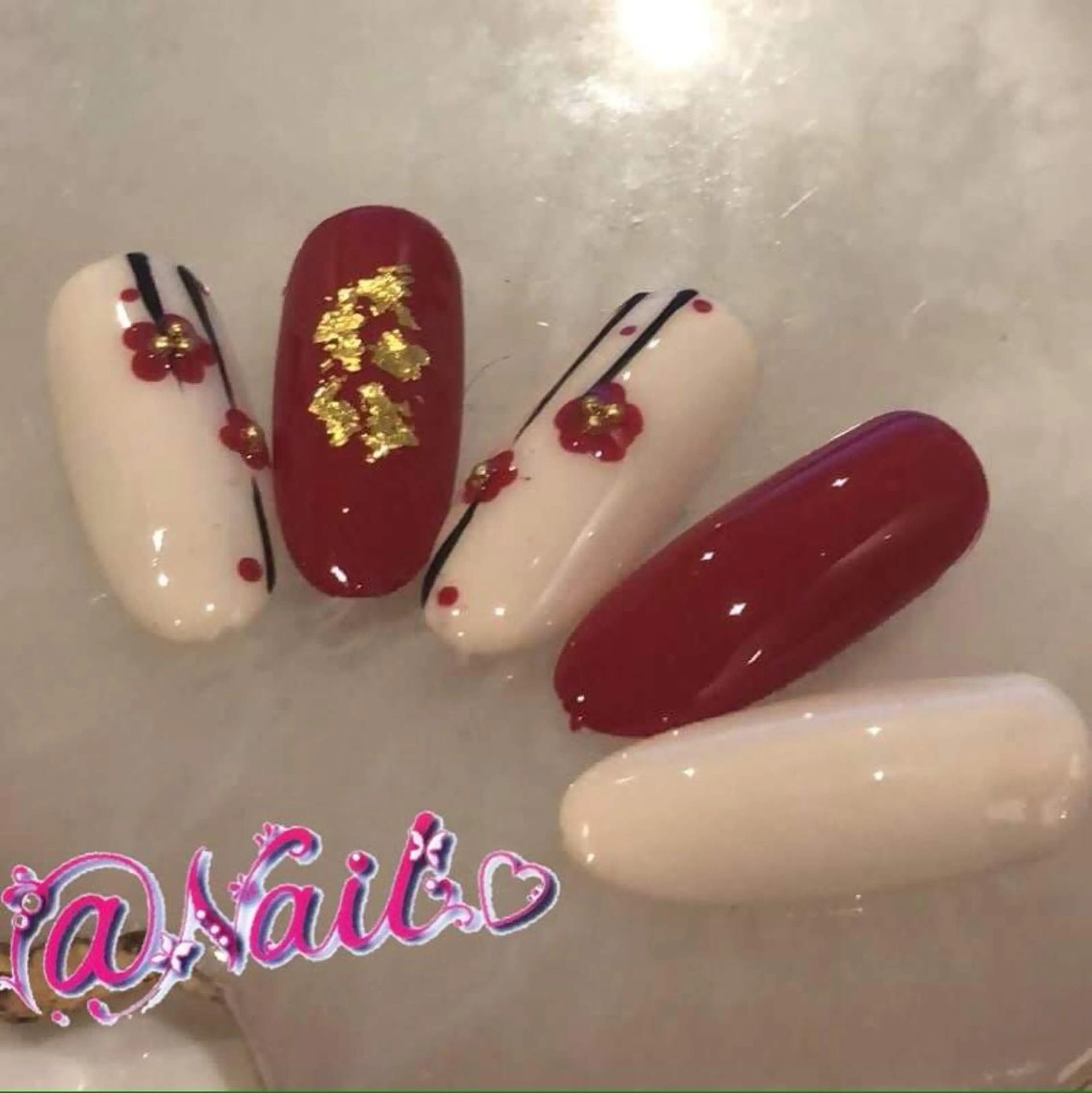 ネイル ネイルチップ 小尾 栞のネイルデザイン