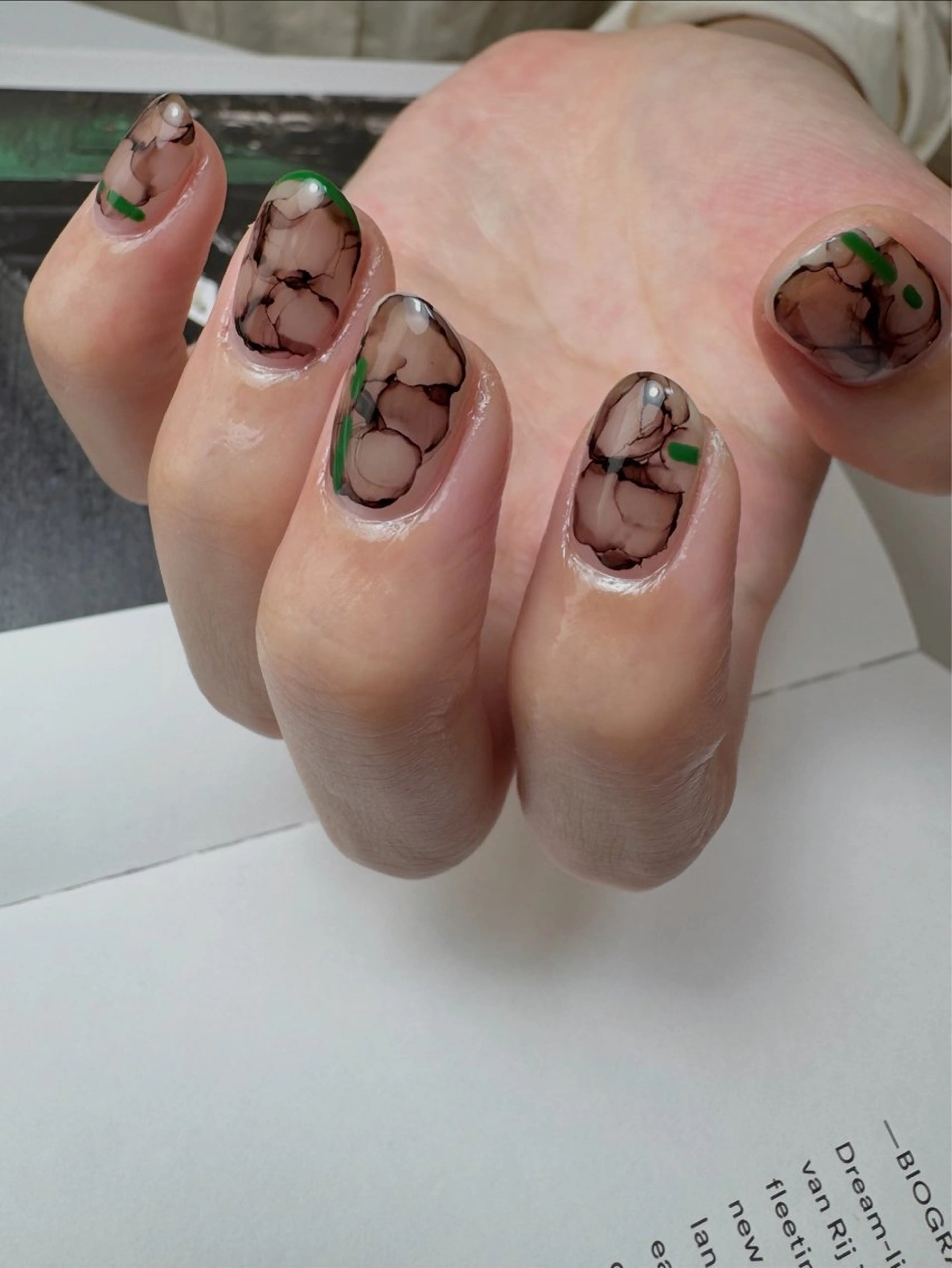 ネイル ニュアンスネイル ハンドネイル 白日-hakubi nail-のネイルデザイン