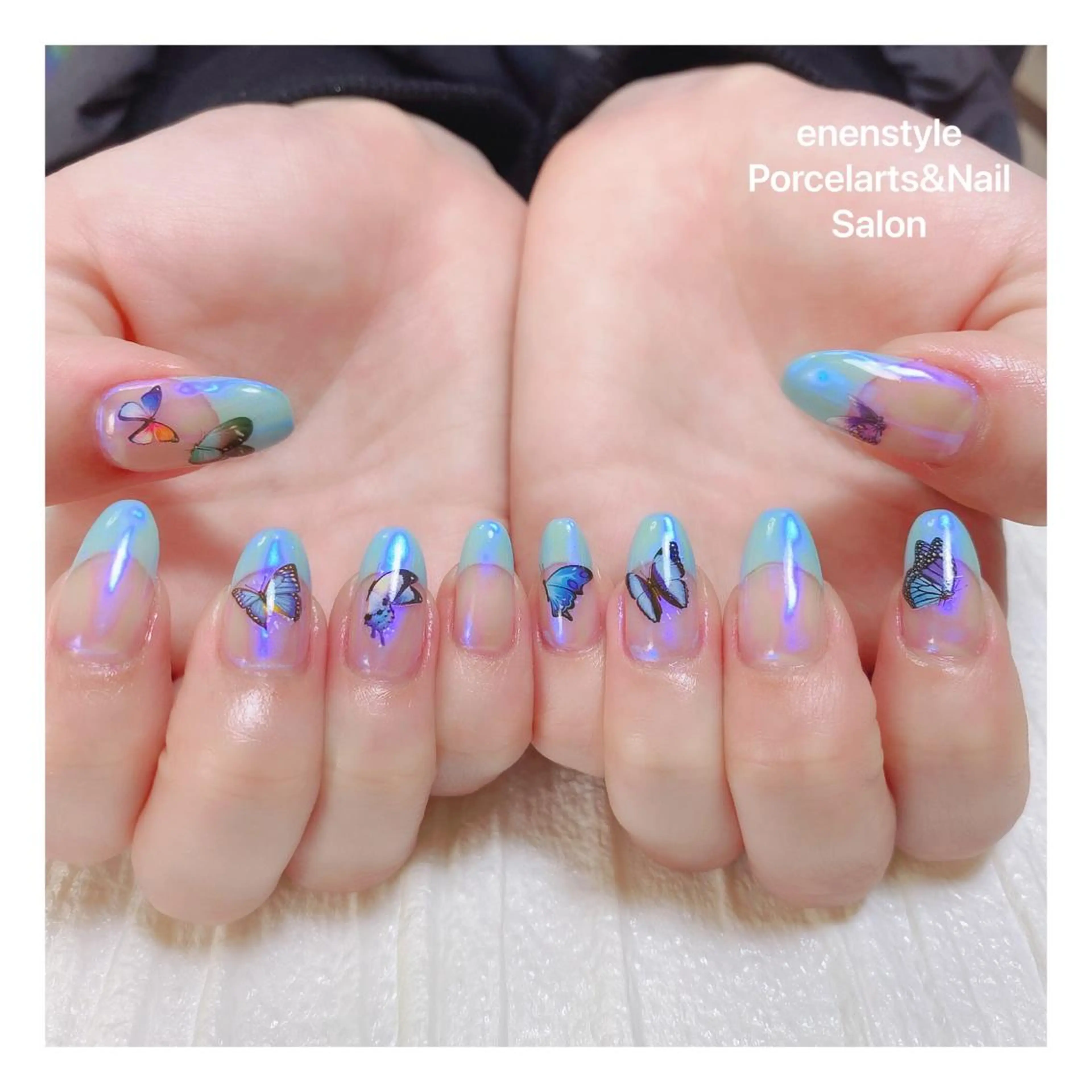 ミディアム ネイル ハンドネイル 👑enen style👑のネイルデザイン