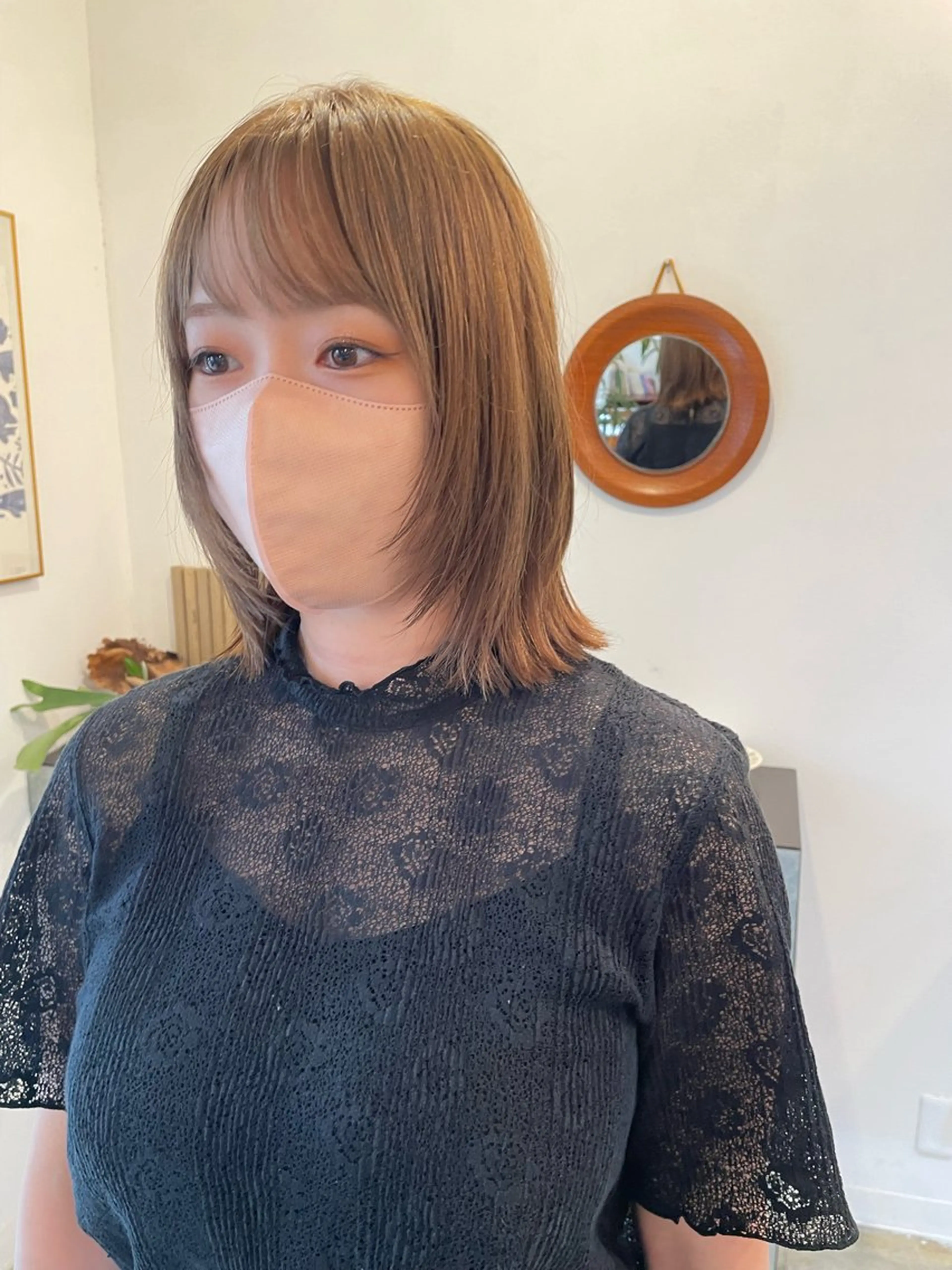 ミディアム 田口 武英のヘアスタイル