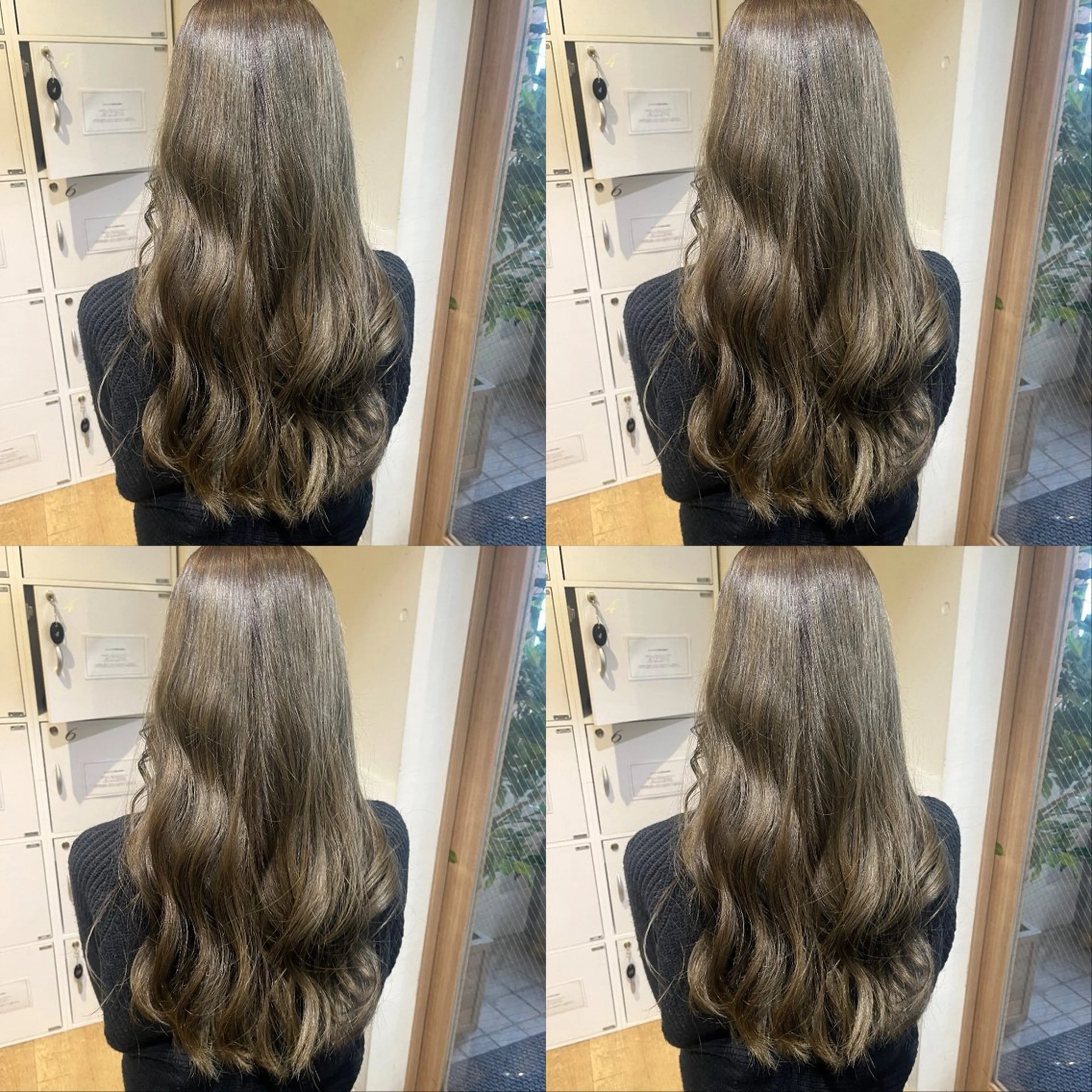 セミロング カラー グレージュ オリーブグレージュ オリーブグレー 新宿/美髪/髪質改善 🫧リョウ🫧のヘアスタイル