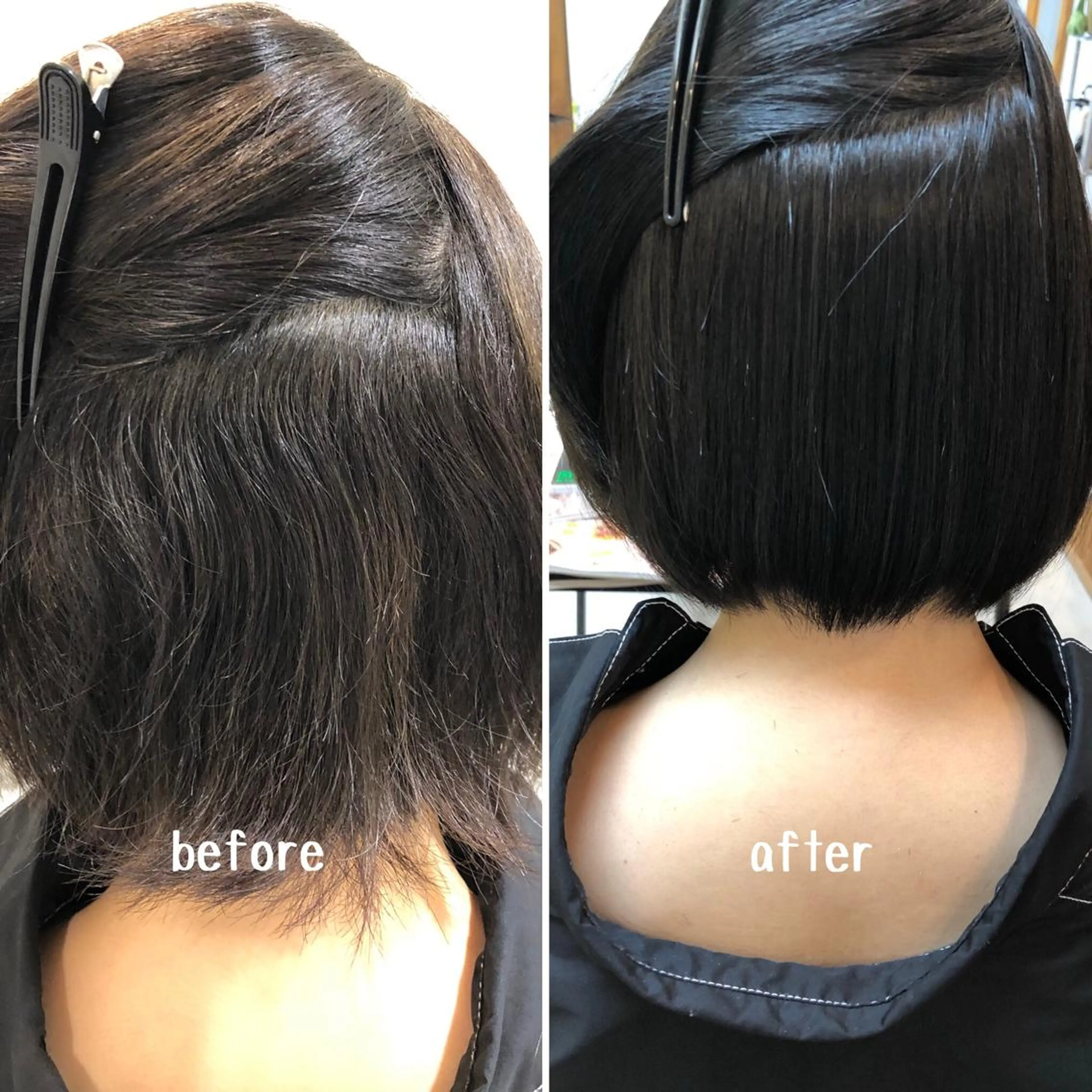 ショート ボブ カット 縮毛矯正 [仙台髪質改善]小原 弘之のヘアスタイル