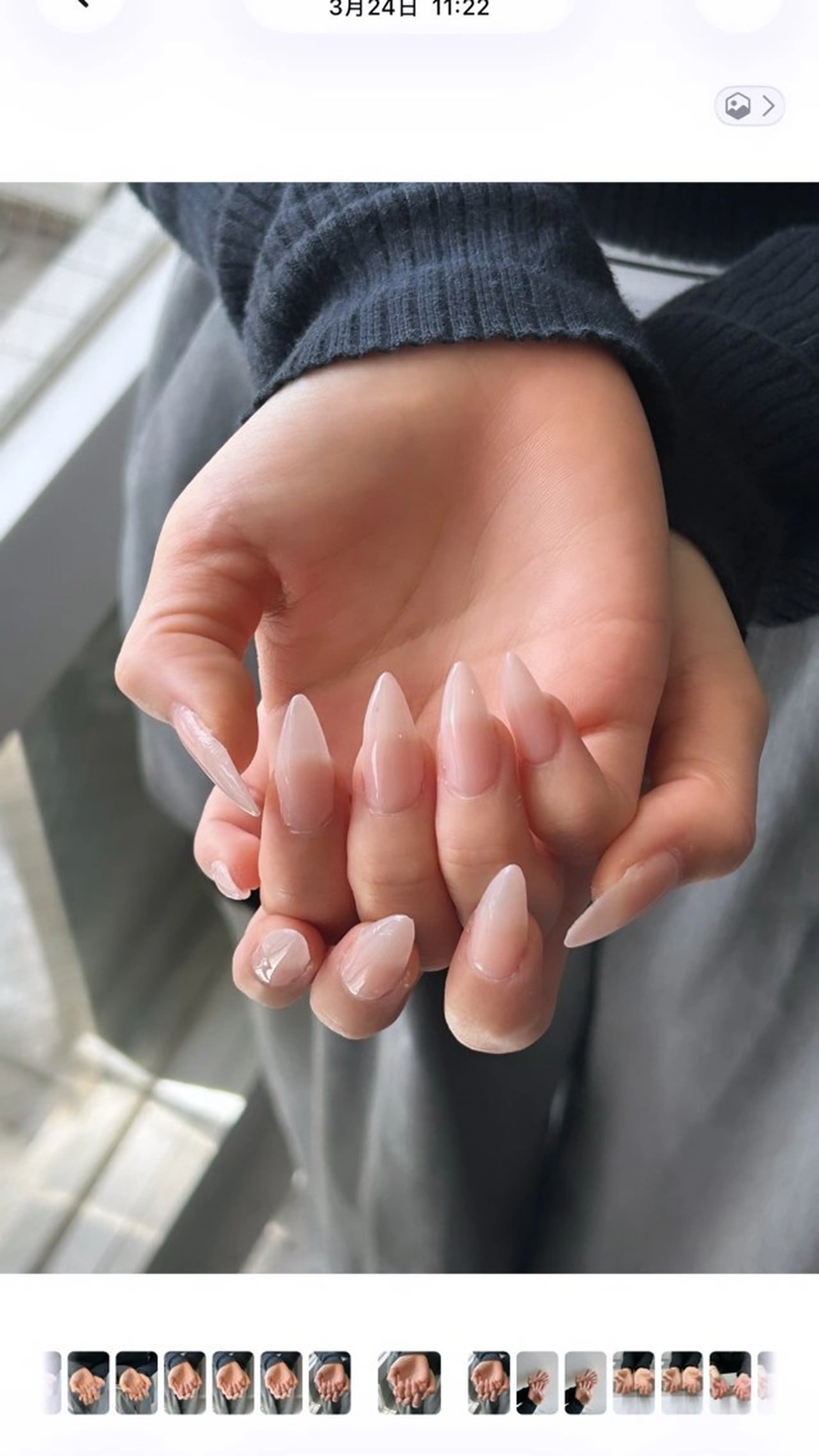 ネイル ワンカラーネイル プラチナムドール Yumehaのマツエク・マツパデザイン