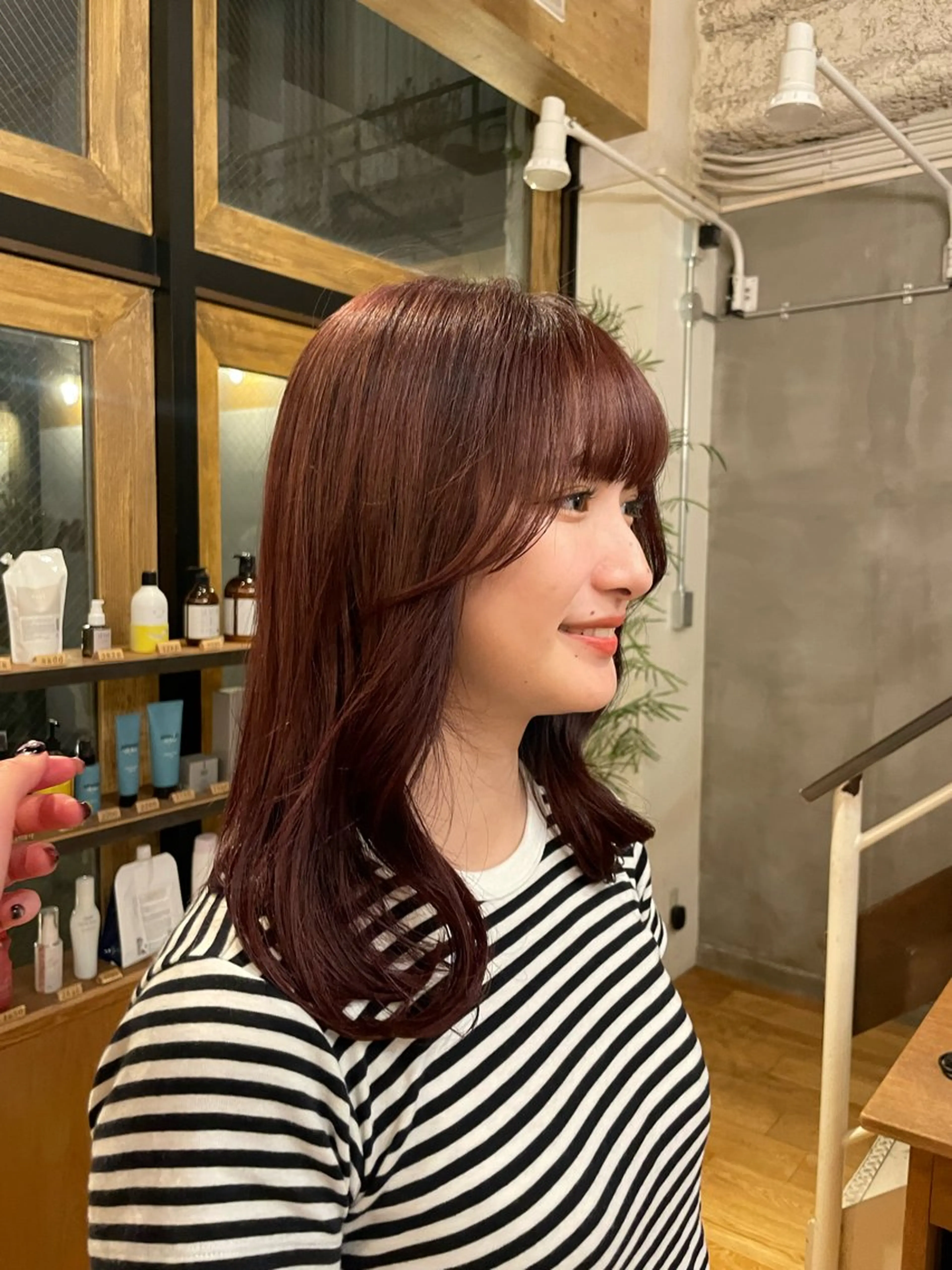 ミディアム 似合わせカラー/ 堀江美容室/レミ🎀のヘアスタイル