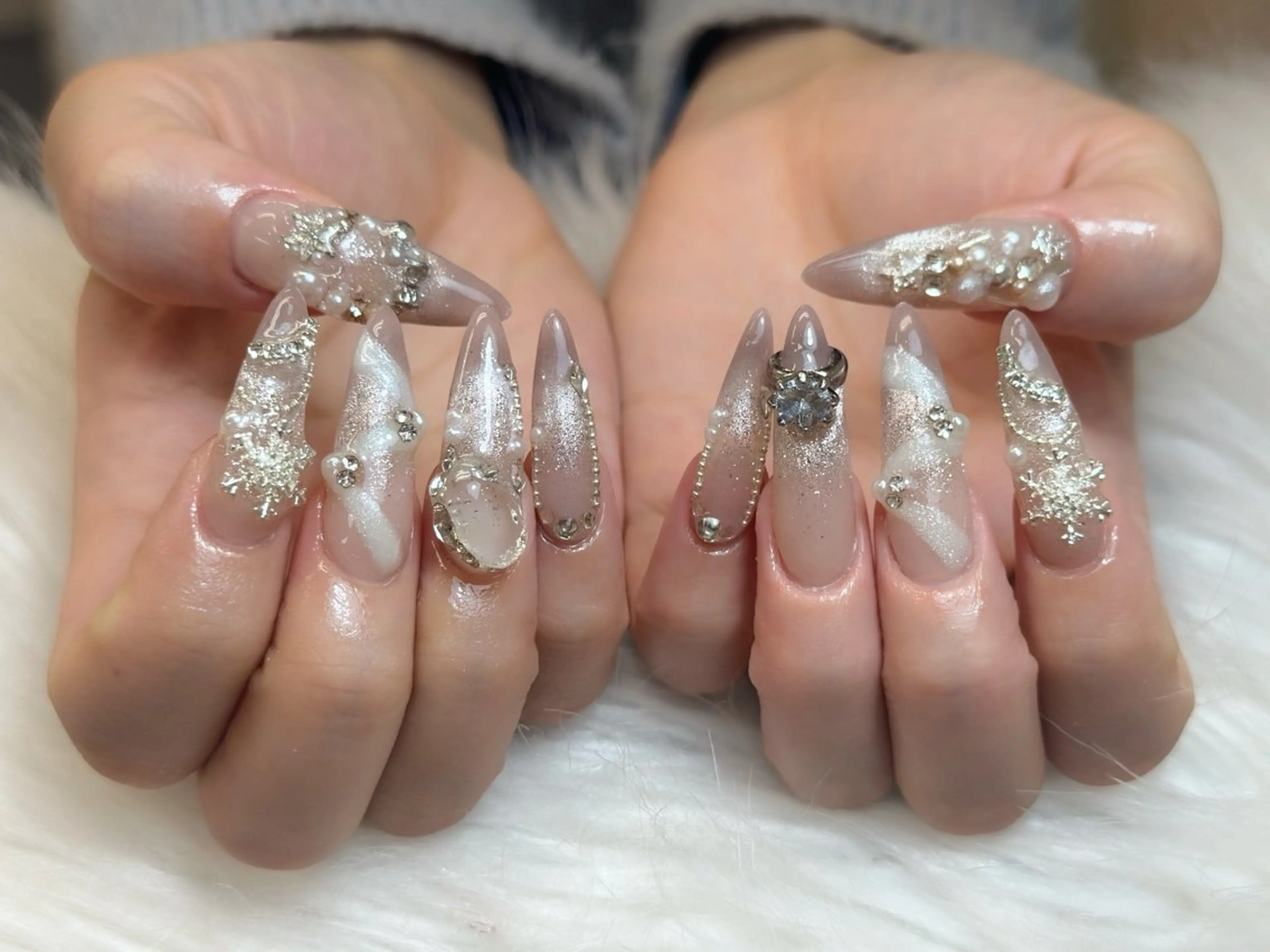 ネイル アートネイル ジェルネイル マグネットネイル ハンドネイル JennNail_ マオのネイルデザイン