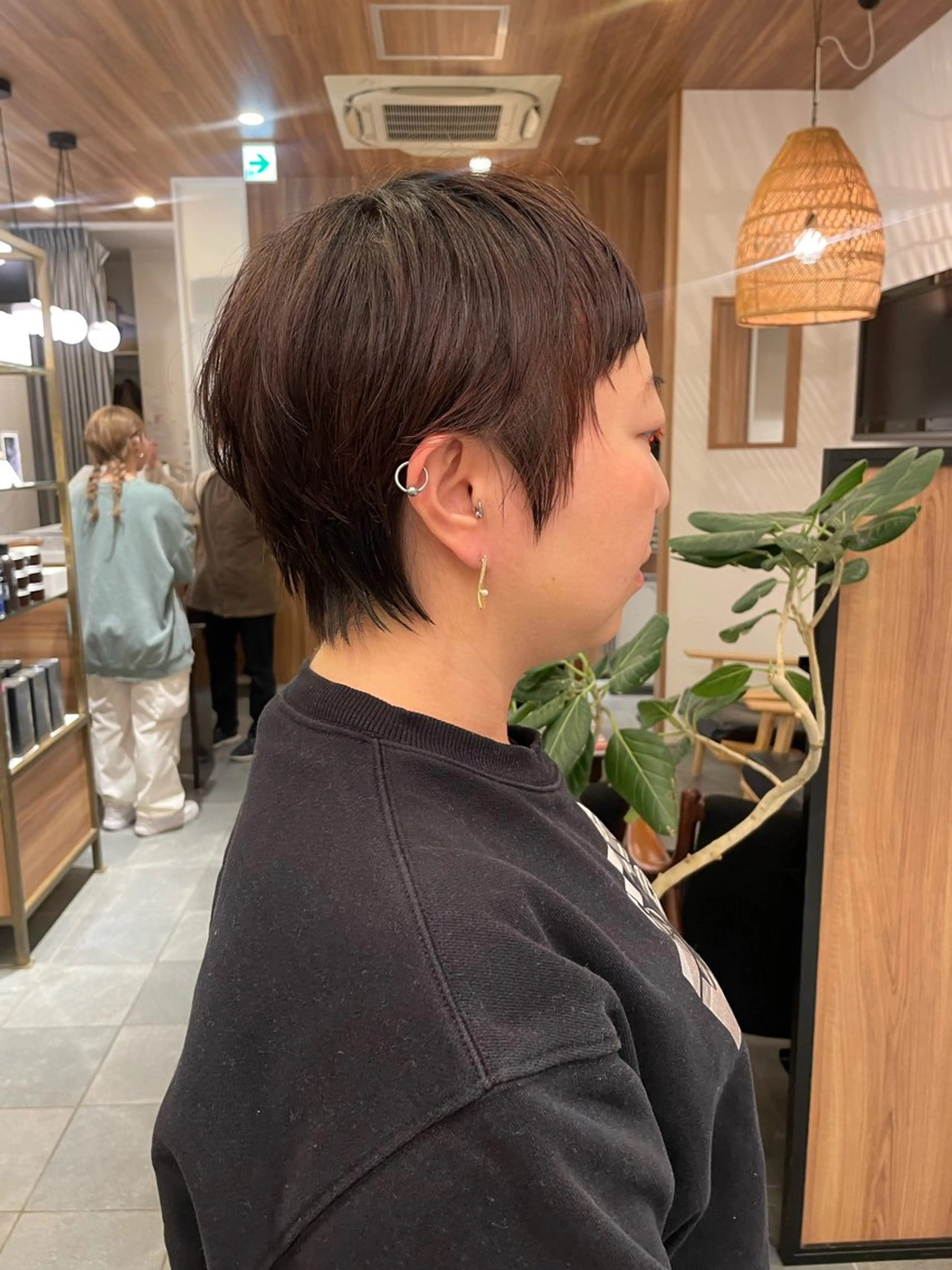 ショート ボブ ホノカのヘアスタイル