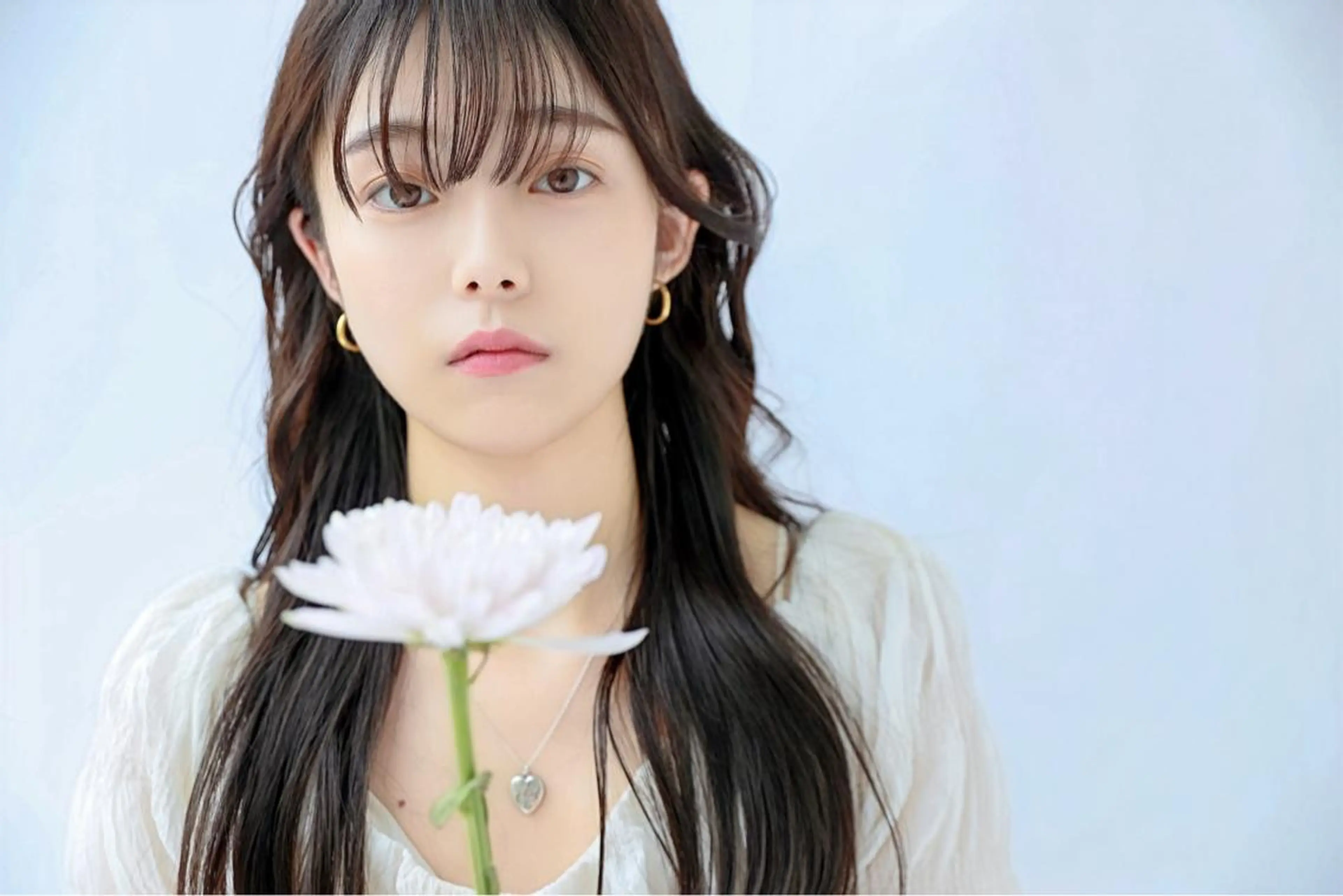 セミロング カラー くびれヘア 韓国風ヘア レイヤーカット カット トリートメント 井村 拓未のヘアスタイル