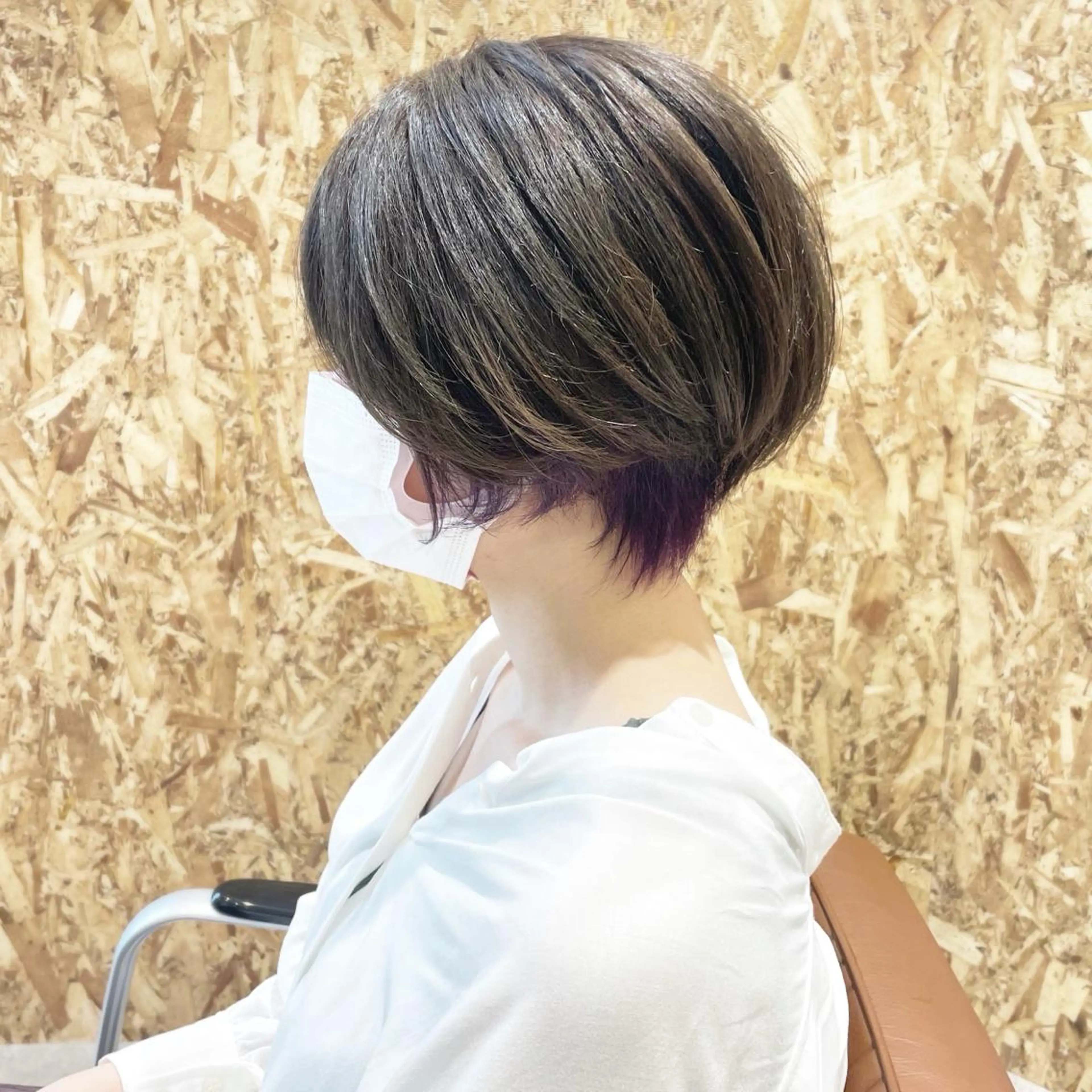 ショート カラー ハンサムショート くびれヘア ショートヘア 🦋韓国系指名No1 店長/圓山 祐也🦋のヘアスタイル