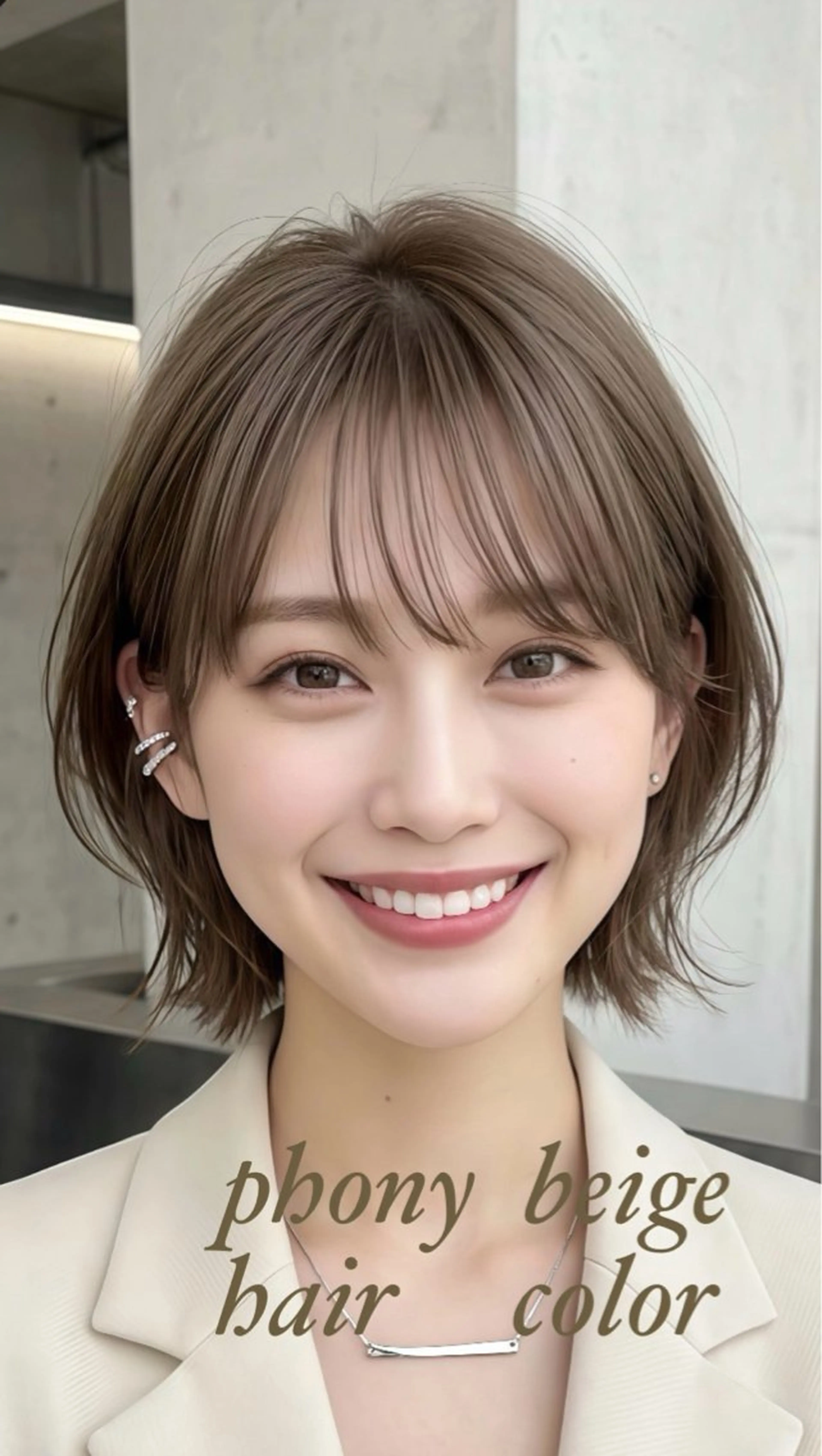 ショート カラー カット ヘアカラー M.SLASH 辻 孝志のヘアスタイル