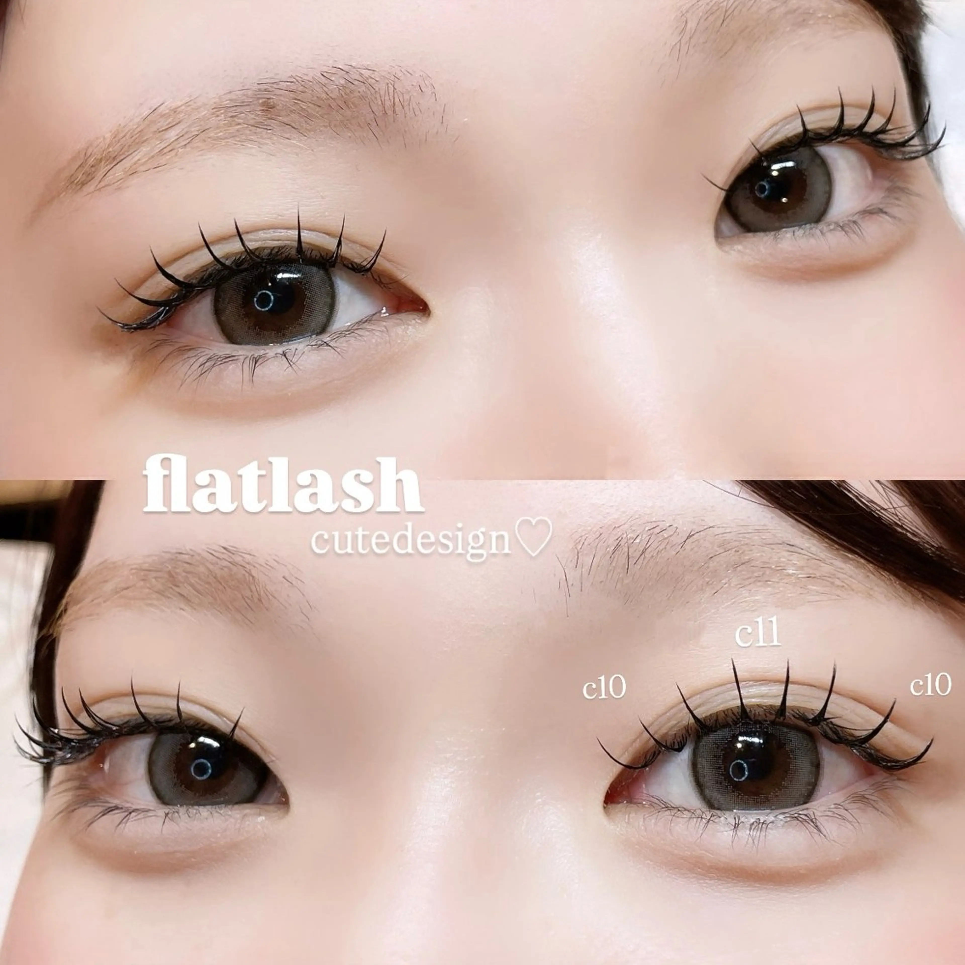 マツエク・マツパ マツエク Mell Yuuna ♡パリエク /束感のマツエク・マツパデザイン