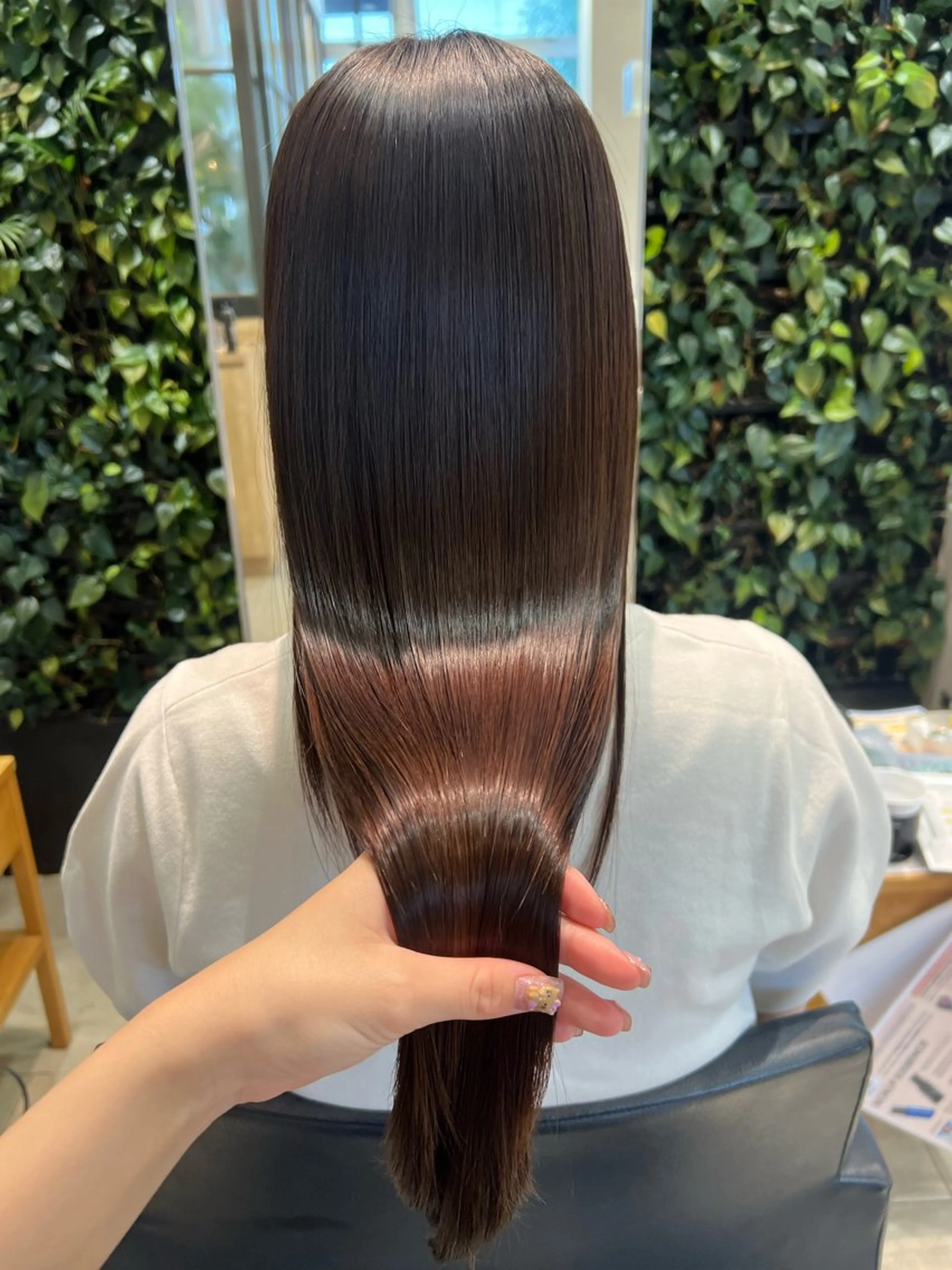 ロング パーマ 髪質改善 酸性ストレート ストレートパーマ カット 縮毛矯正 🫧Ai/ ロロネー森ノ宮💖のヘアスタイル