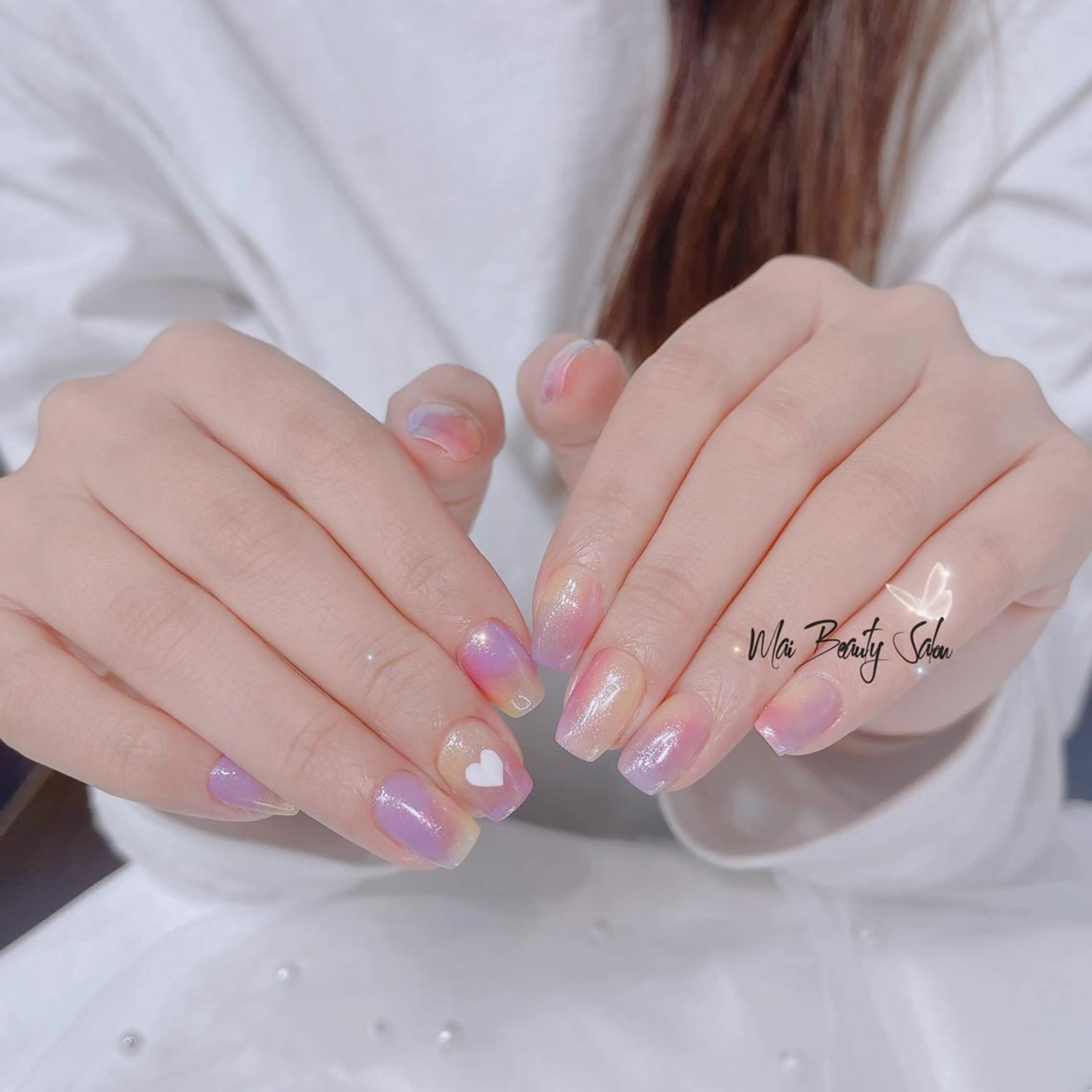 ネイル ジェルネイル パラジェル ワンホンネイル MaiBeauty マイ マイのネイルデザイン