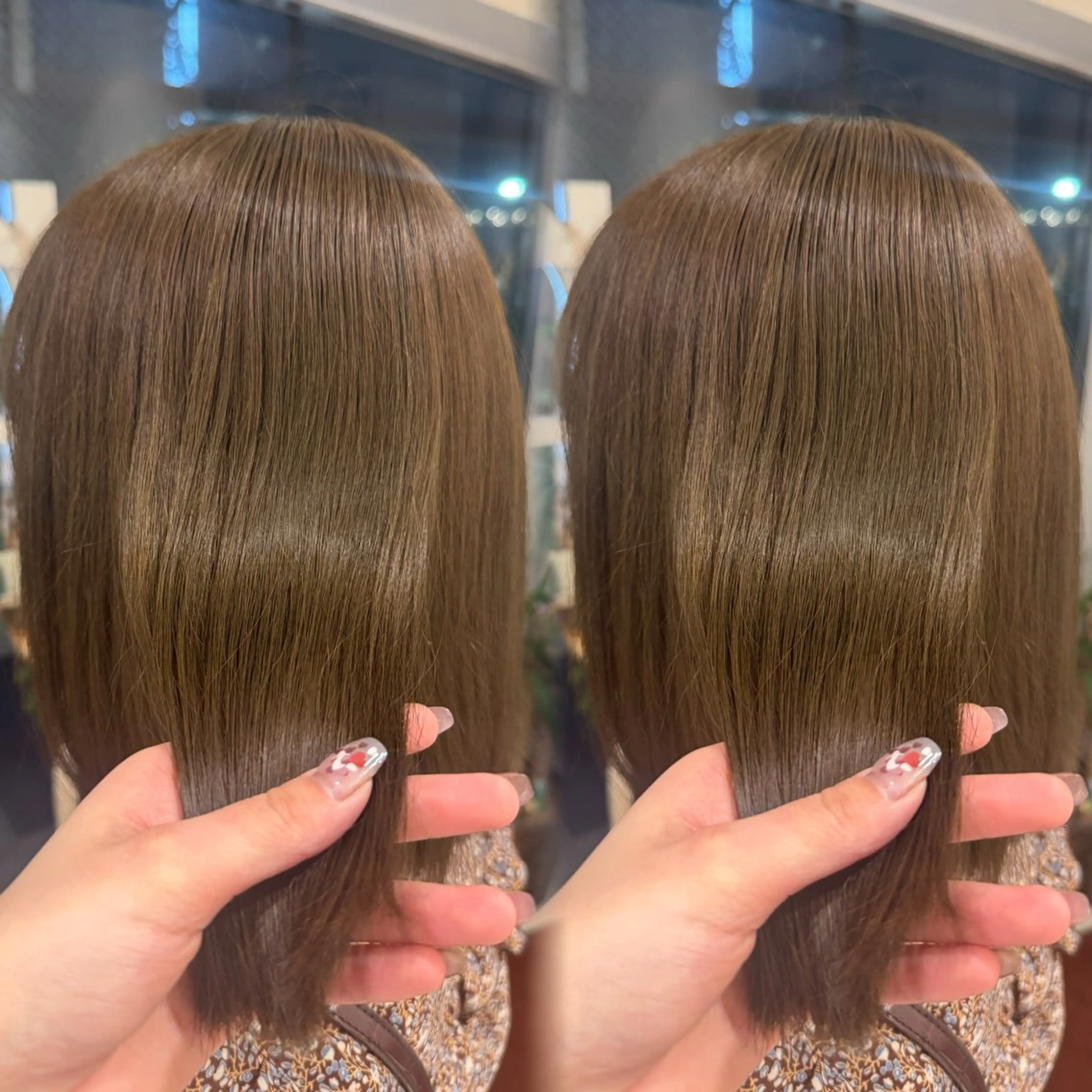 カラー 透明感カラー オリーブカラー ヘアカラー トリートメント 艶髪／カラー／ 銀座／RINA🎀のヘアスタイル