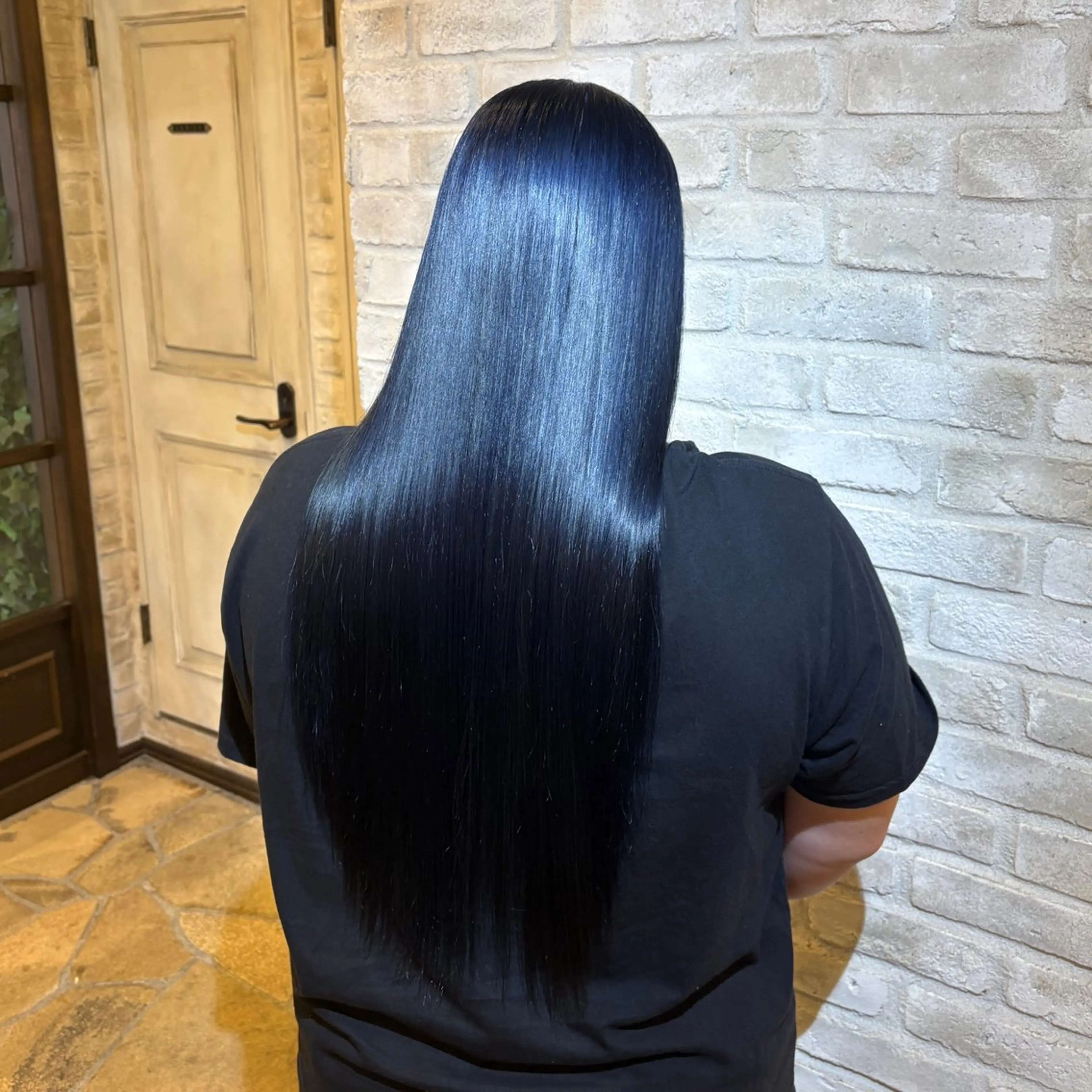 ロング カラー ブリーチ 🐺イノウエ サキ🐺のヘアスタイル