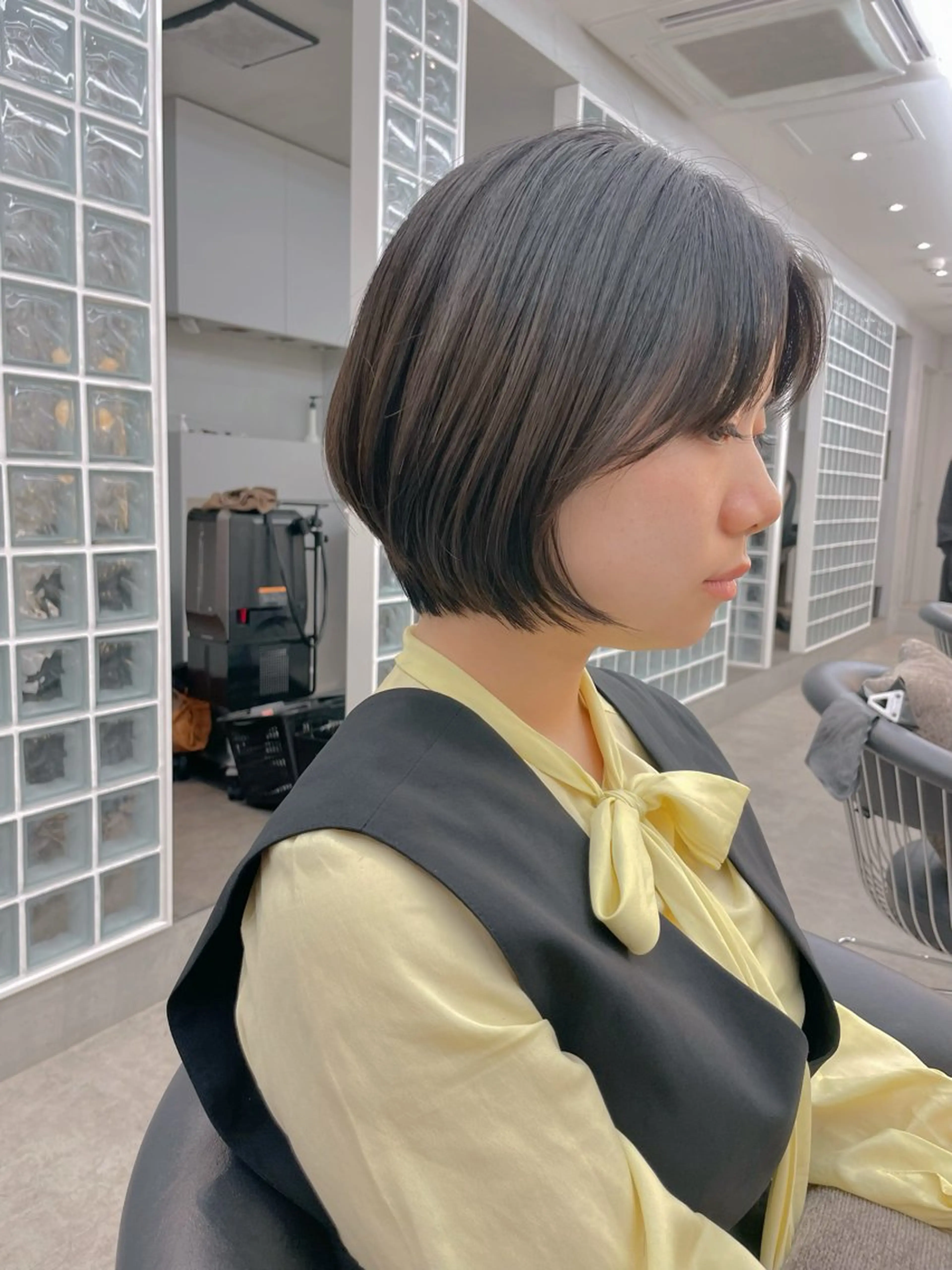 ショート Misaki /ボブ/縮毛矯正のヘアスタイル