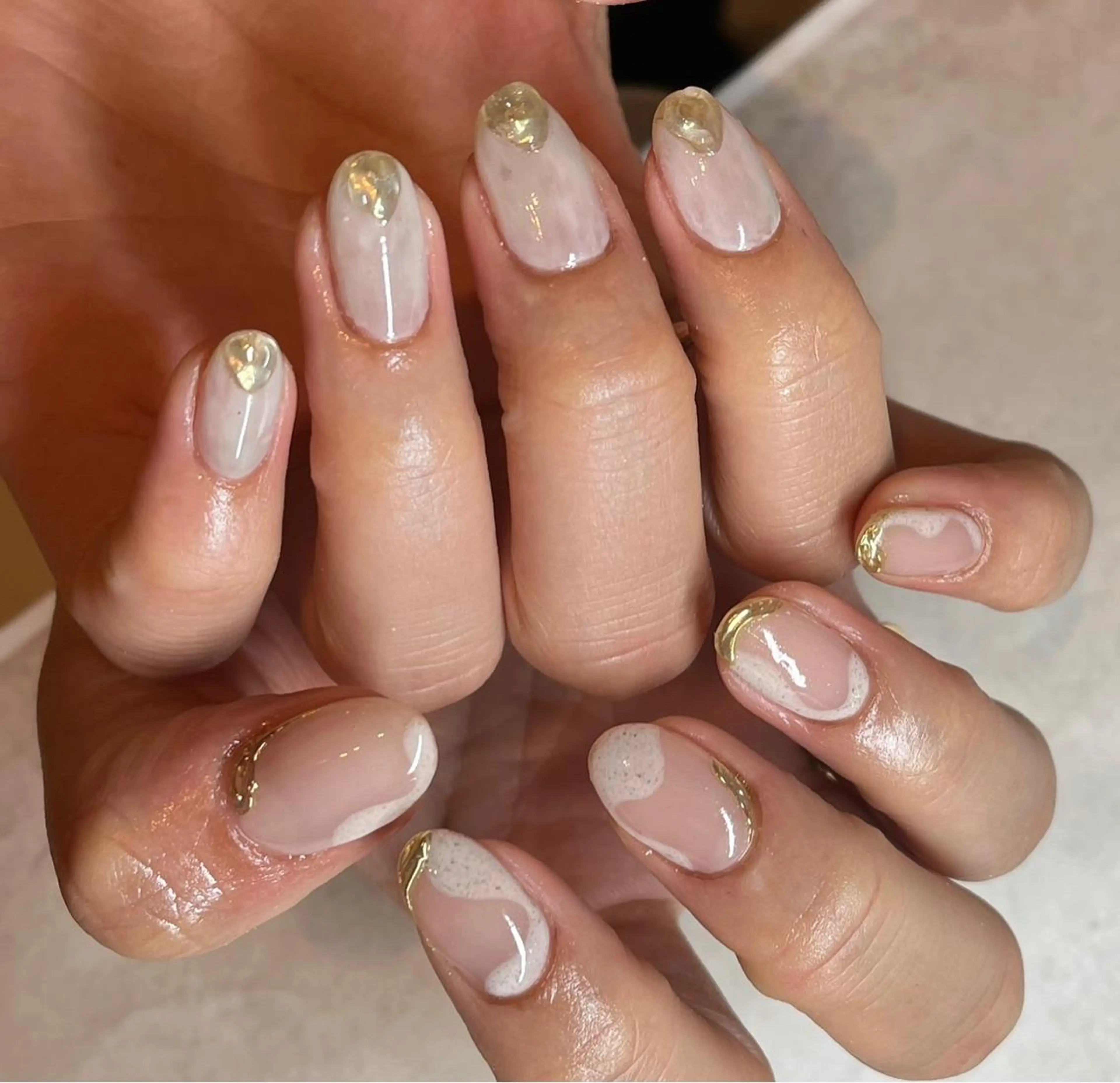 ネイル 持ち込み フリーランス¨̮⃝ ネイリストOKADAのネイルデザイン