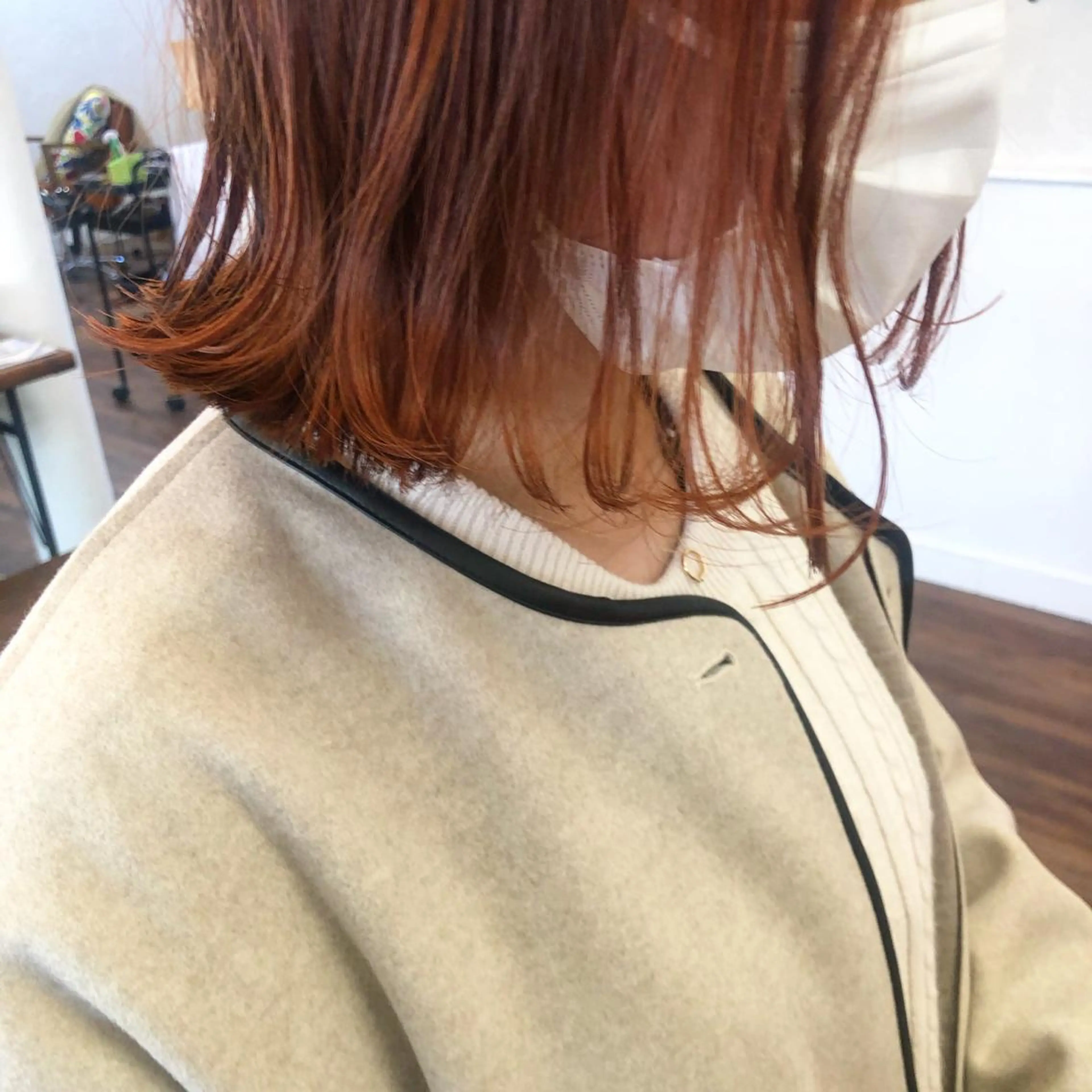 ショート カラー ヘアカラー トリートメント 江原 彩華のヘアスタイル