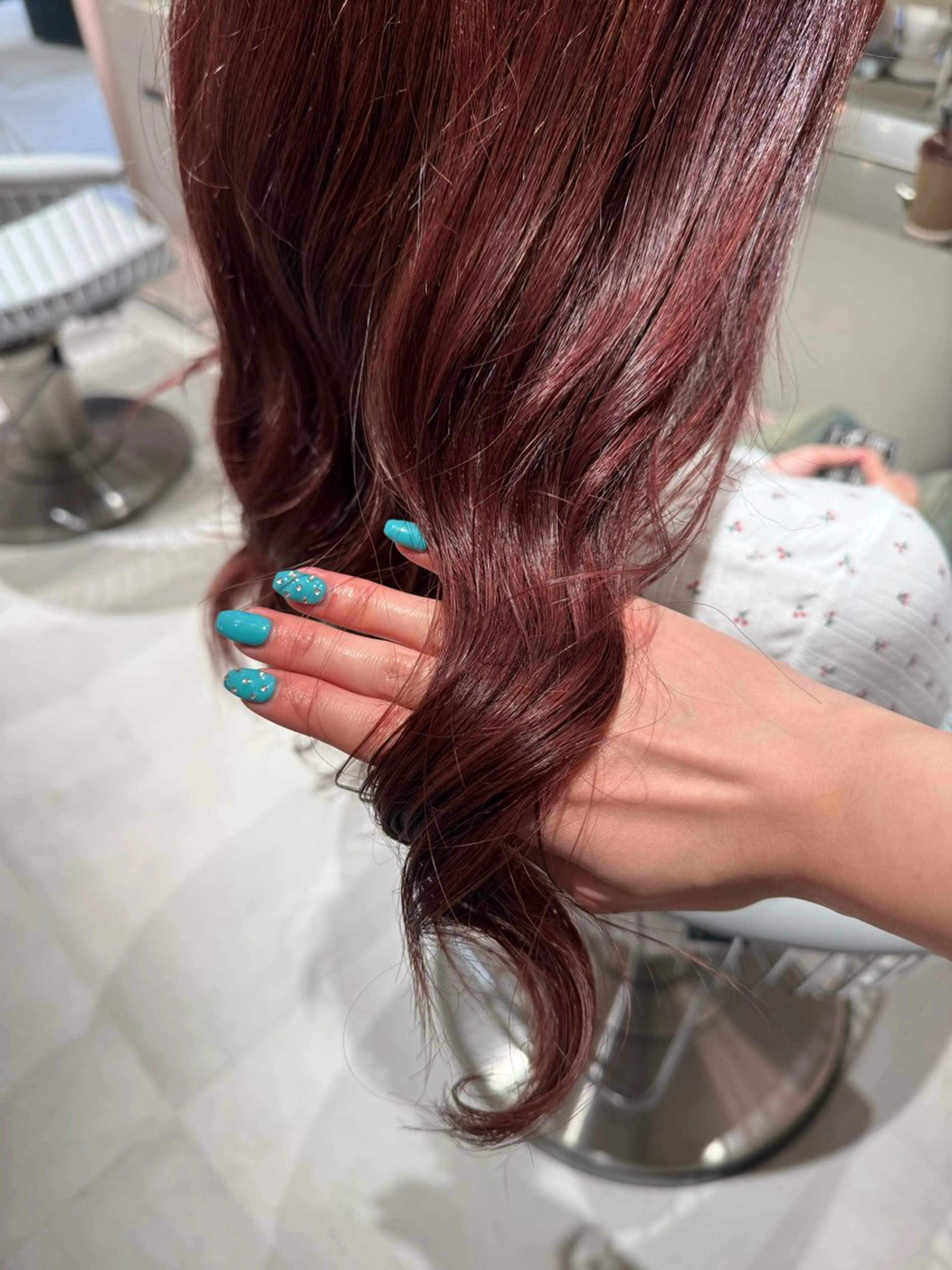 ロング カラー ベージュカラー ダブルカラー ピンクカラー ピンクベージュ ヘアカラー BAROQUE ❤️FUKA❤️のヘアスタイル