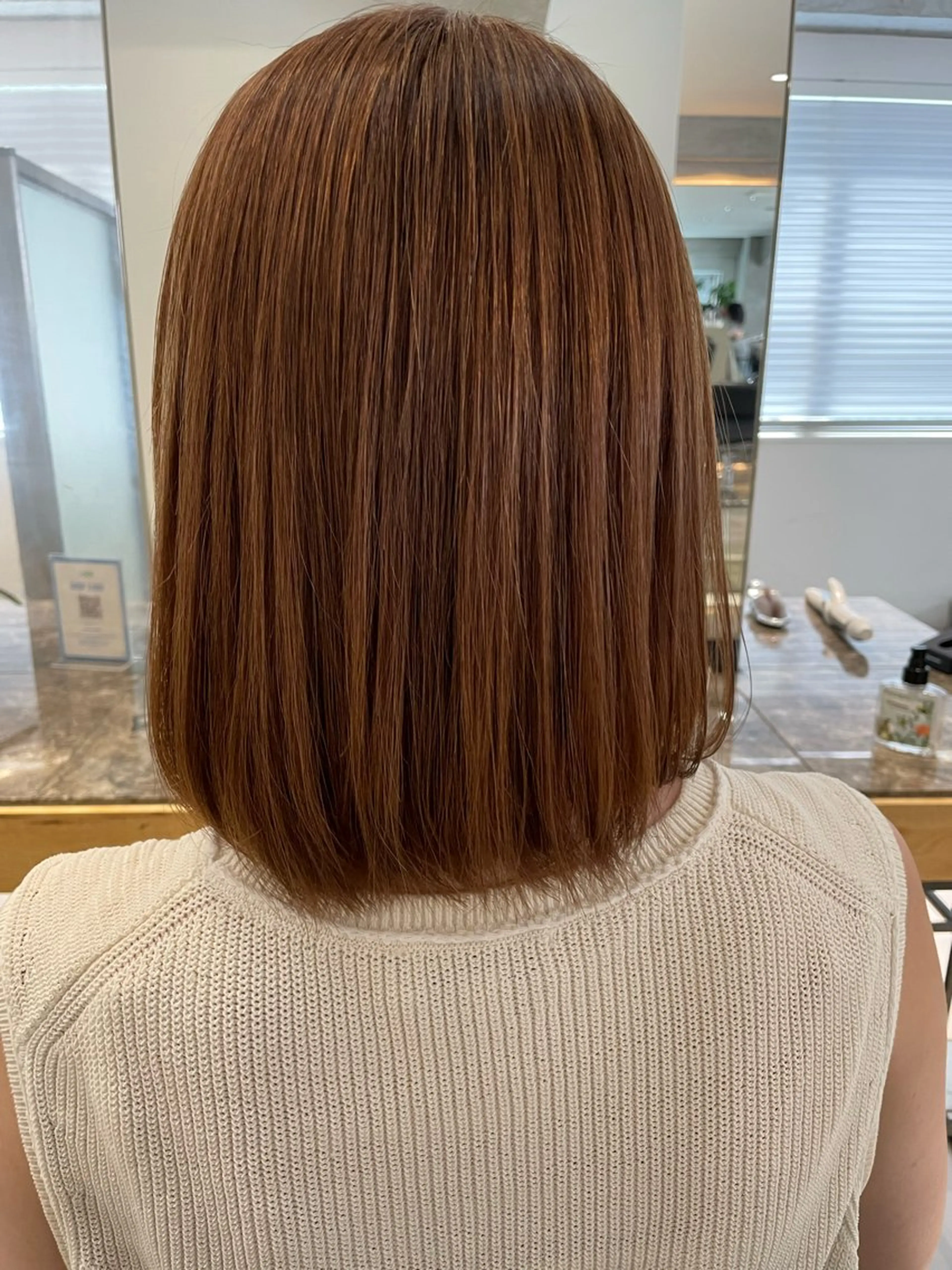 ミディアム カット 縮毛矯正 トリートメント 🦕小林 大地🦕のヘアスタイル