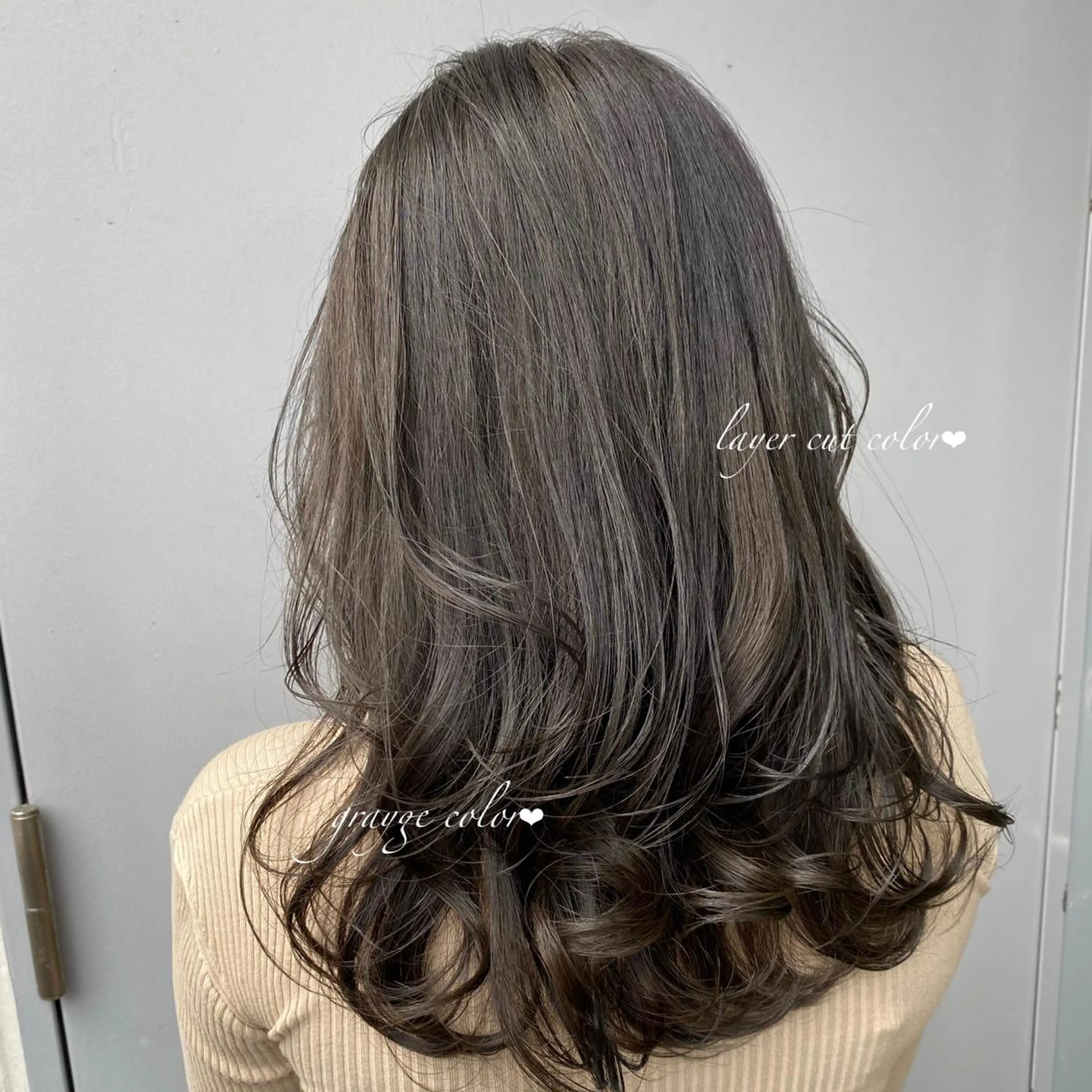 ミディアム カラー ヘアアレンジ レイヤーカット 当日予約⭕️ JUNYAのヘアスタイル