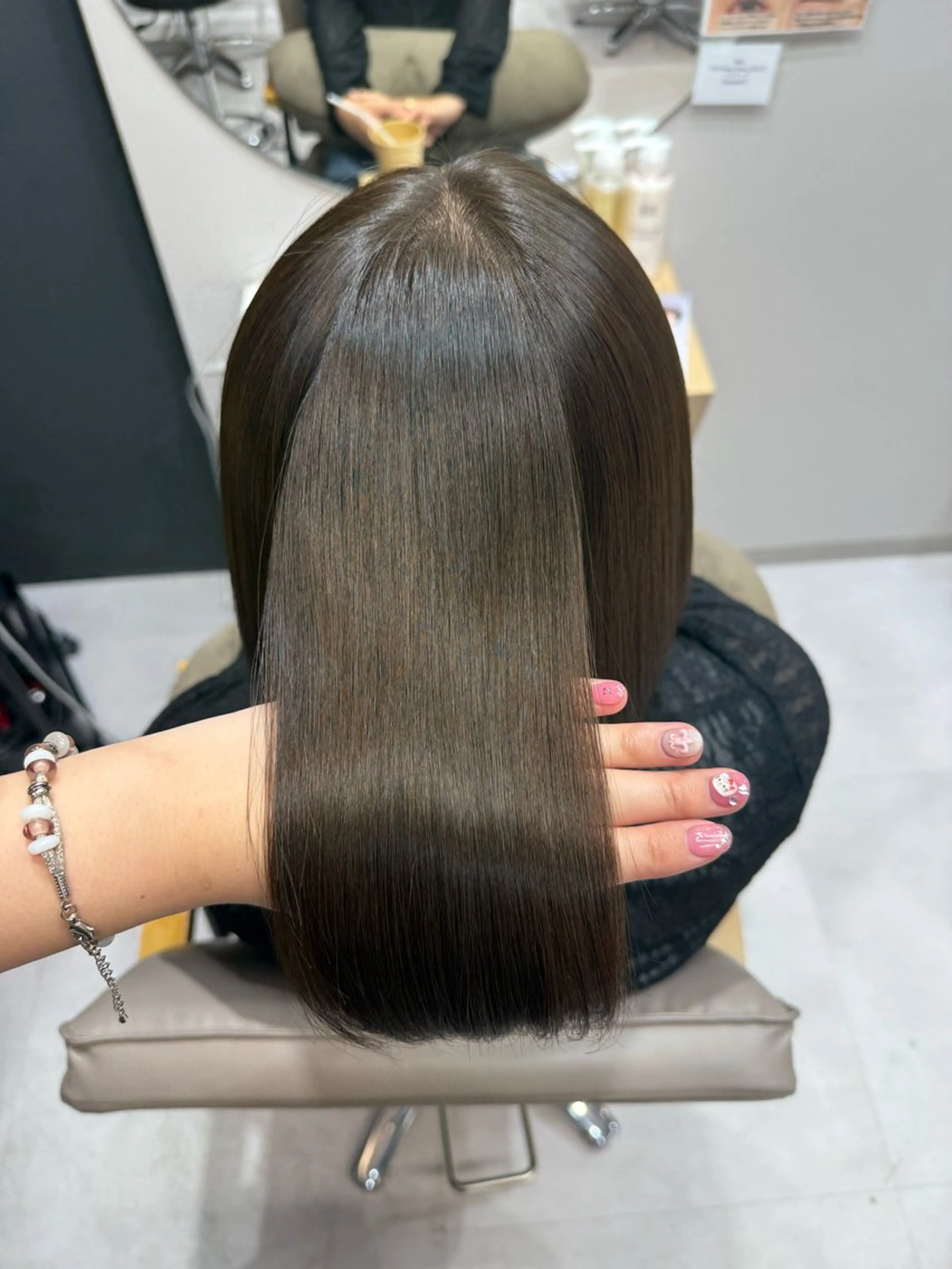 ショート ヘアカラー トリートメント 艶カラーsora🐰 カラーモデル募集🩵のヘアスタイル